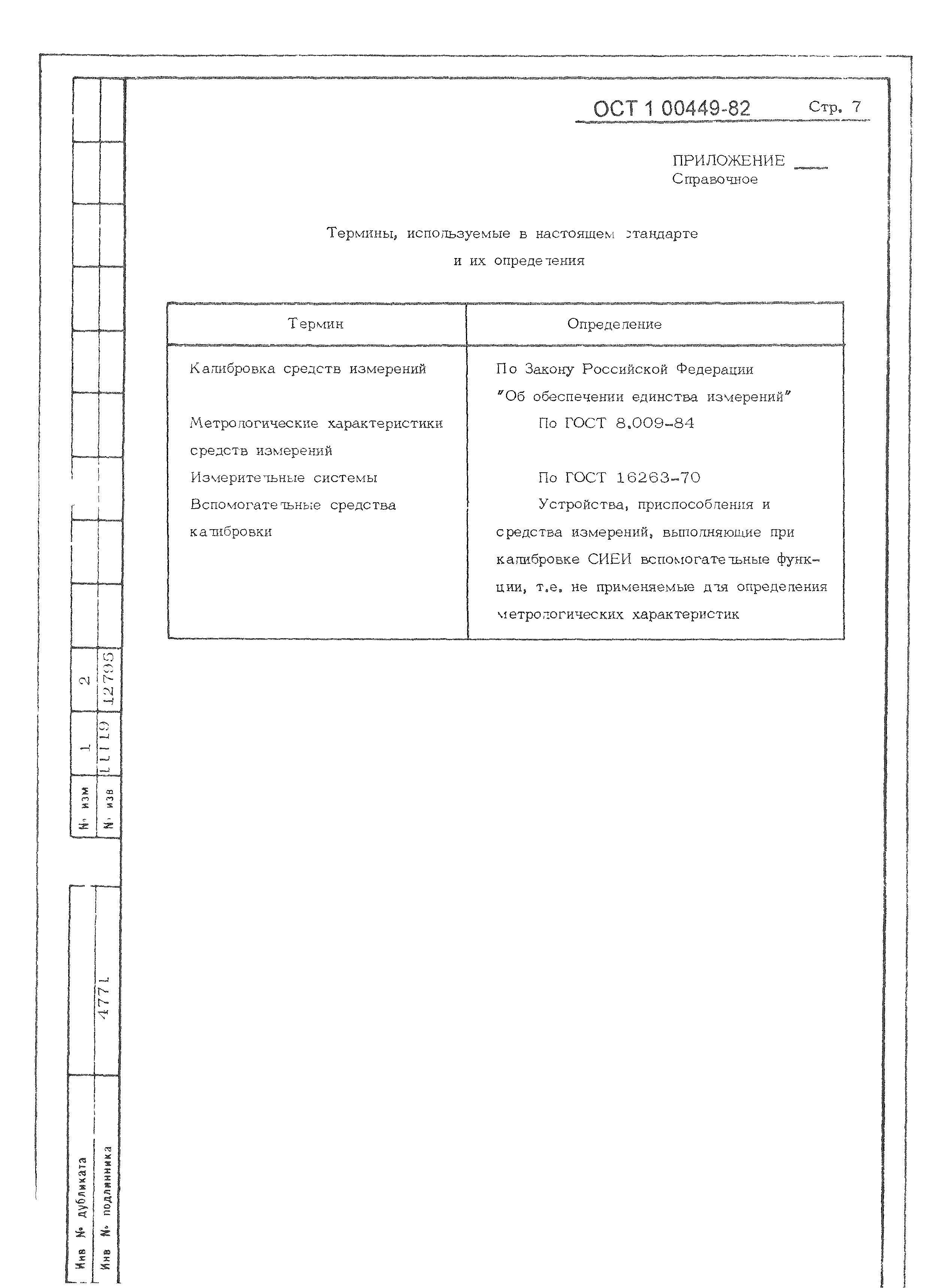 ОСТ 1 00449-82