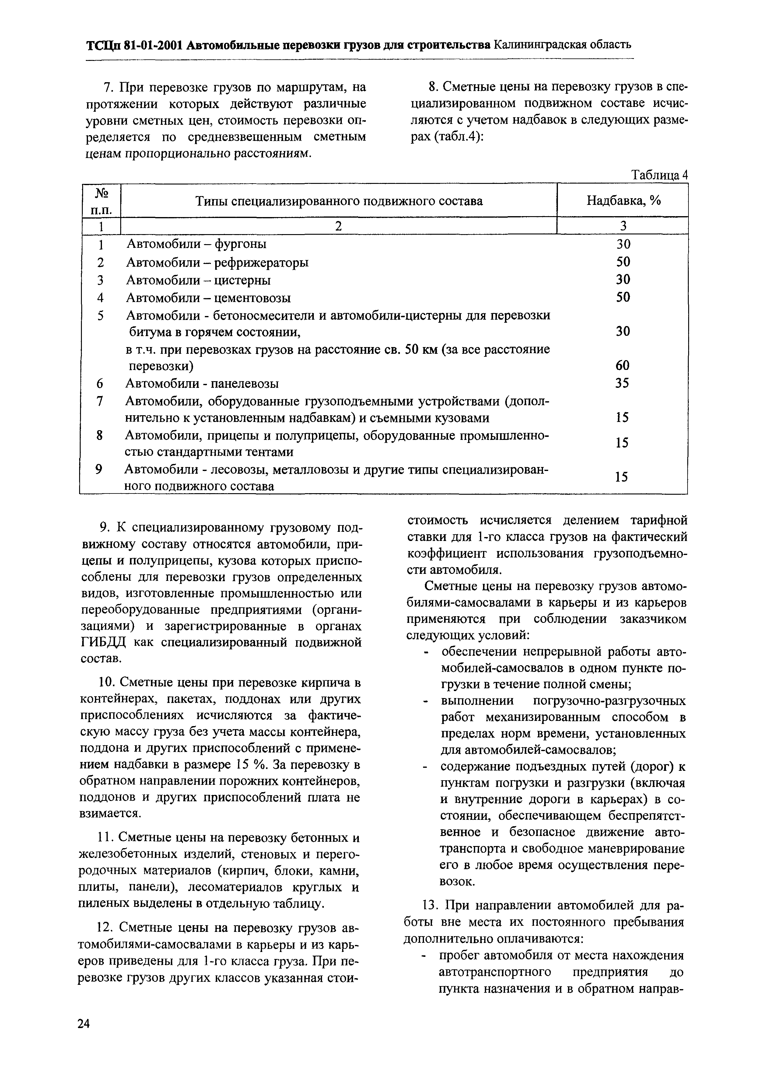 ТСЦп Калининградской области ТСЦп-2001