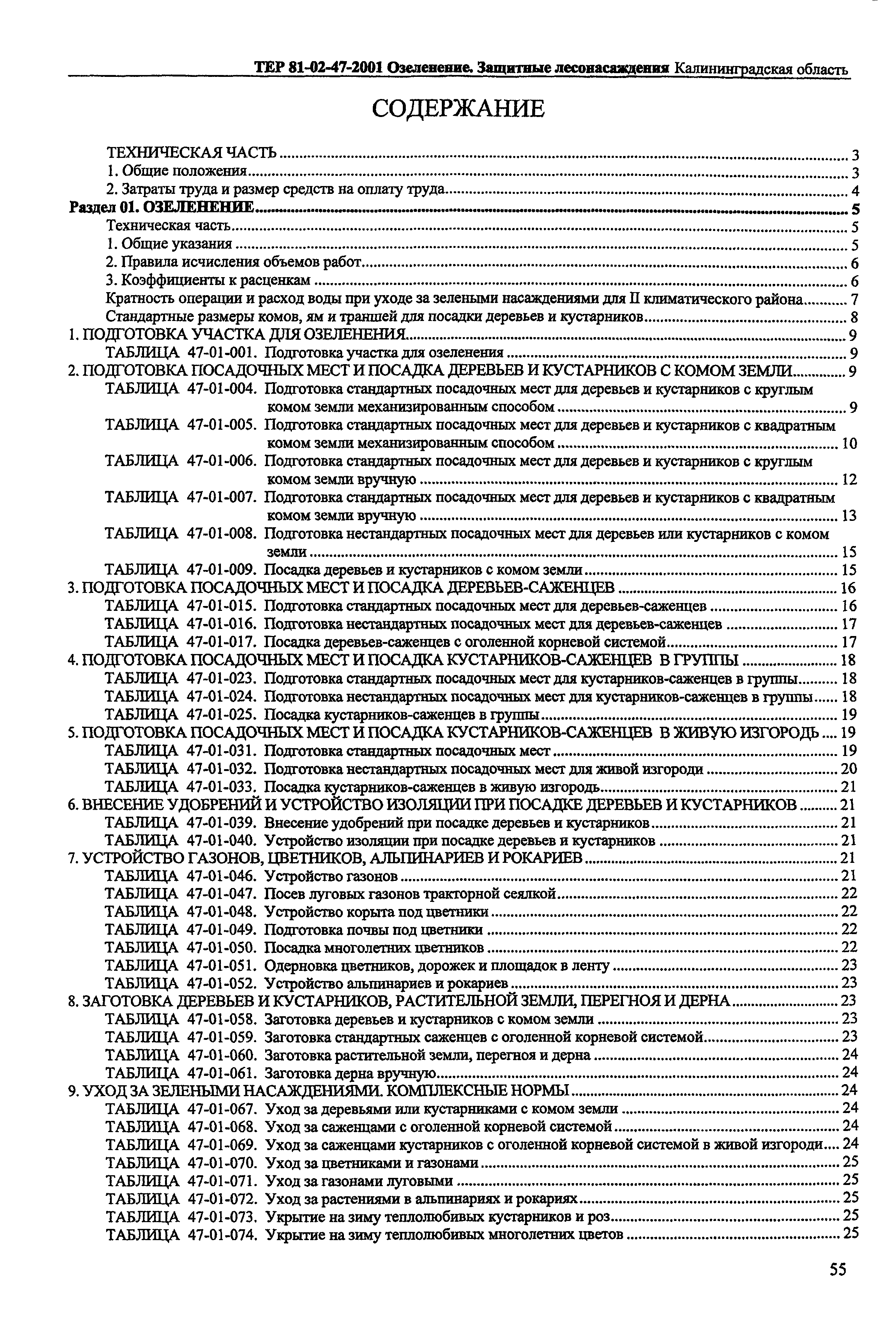 ТЕР Калининградской области 2001-47