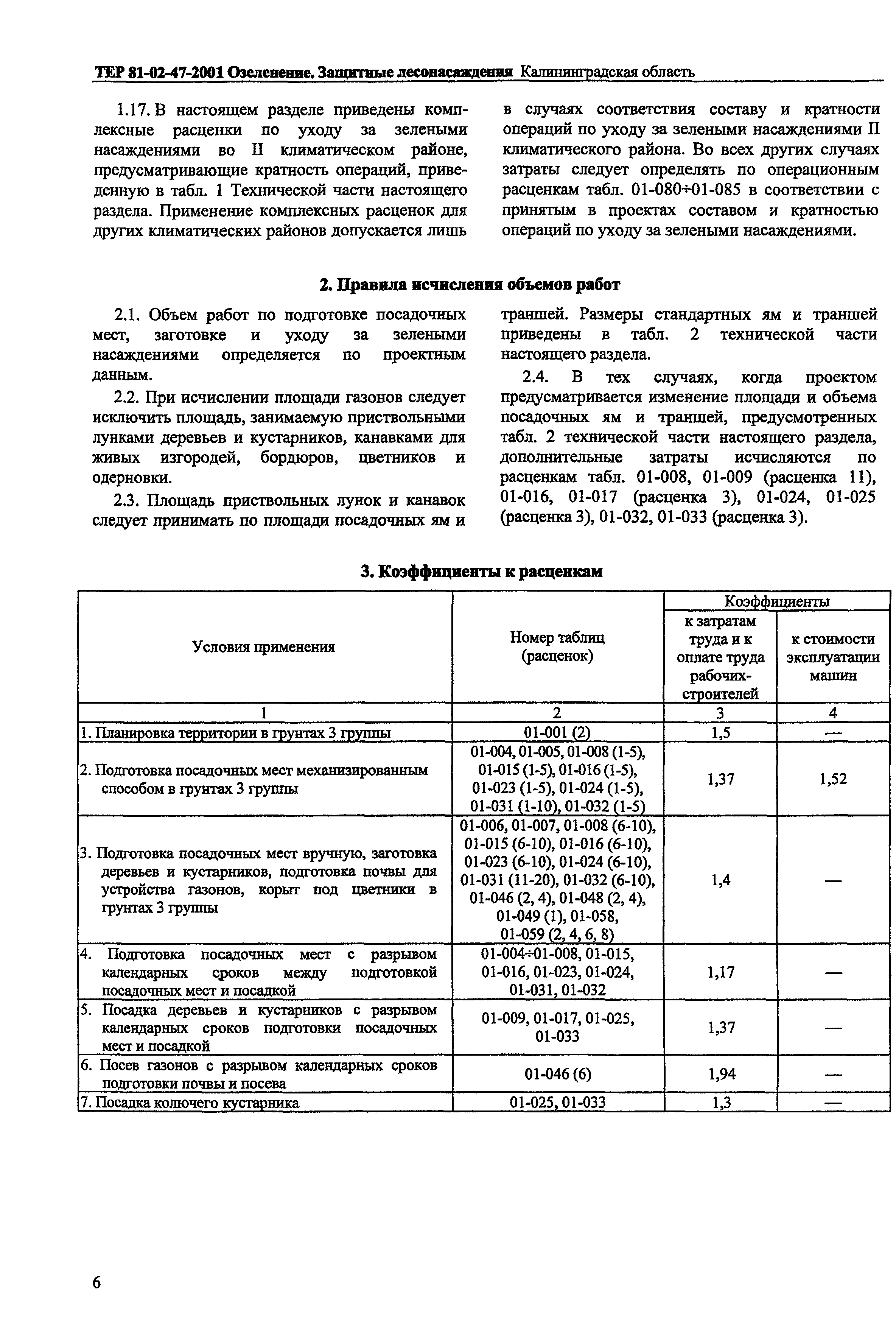 ТЕР Калининградской области 2001-47