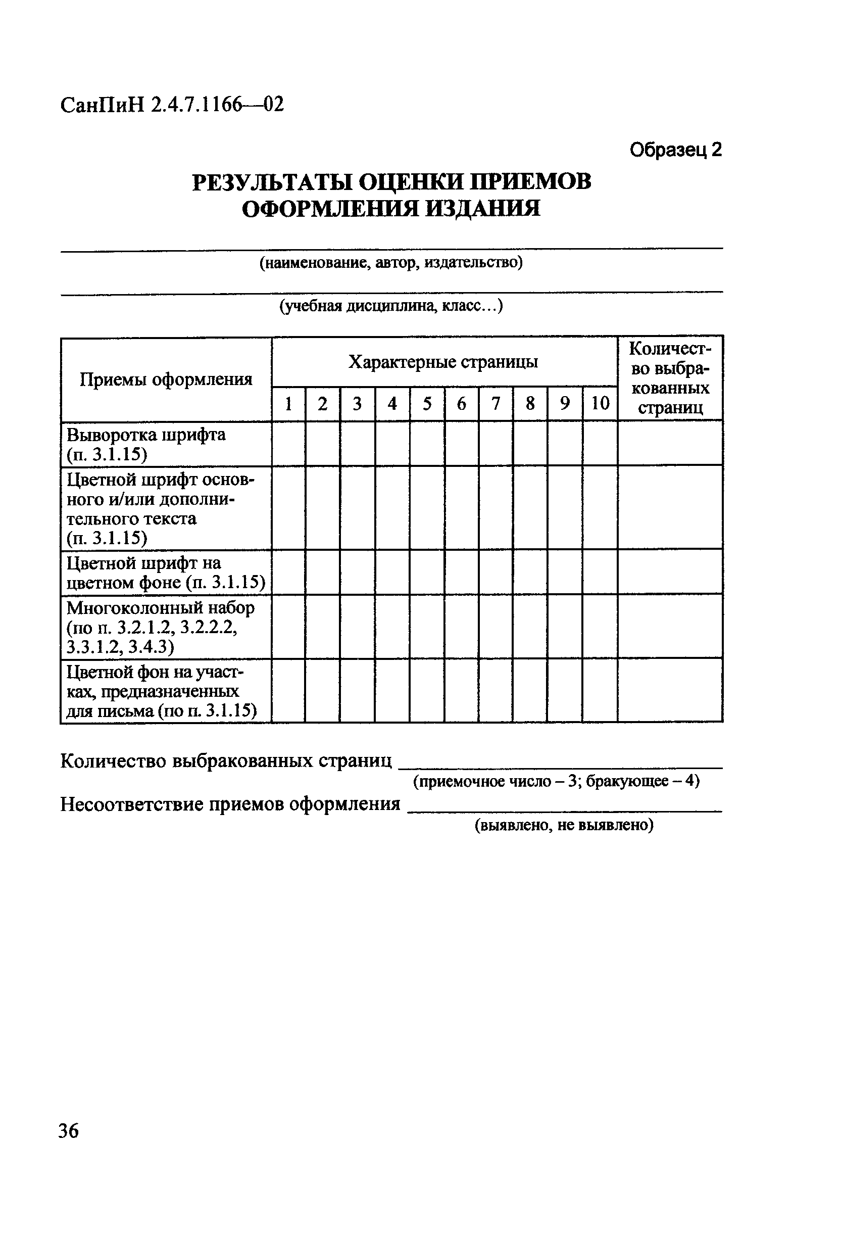 СанПиН 2.4.7.1166-02