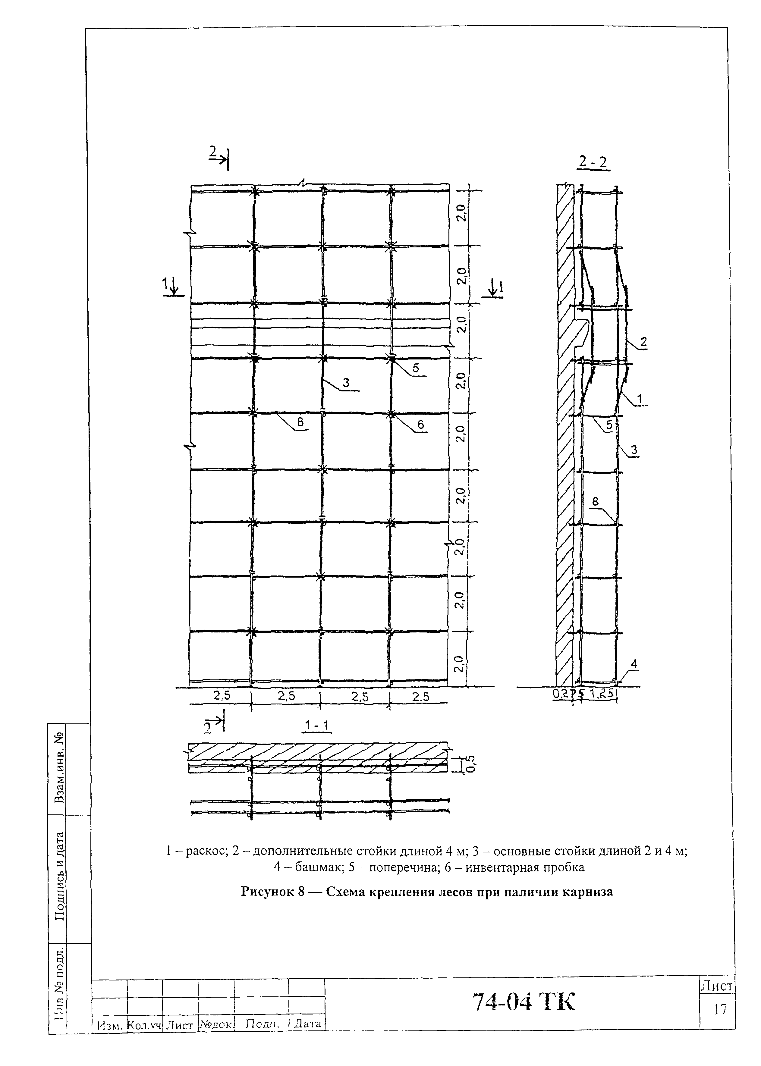 Технологическая карта 74-04 ТК