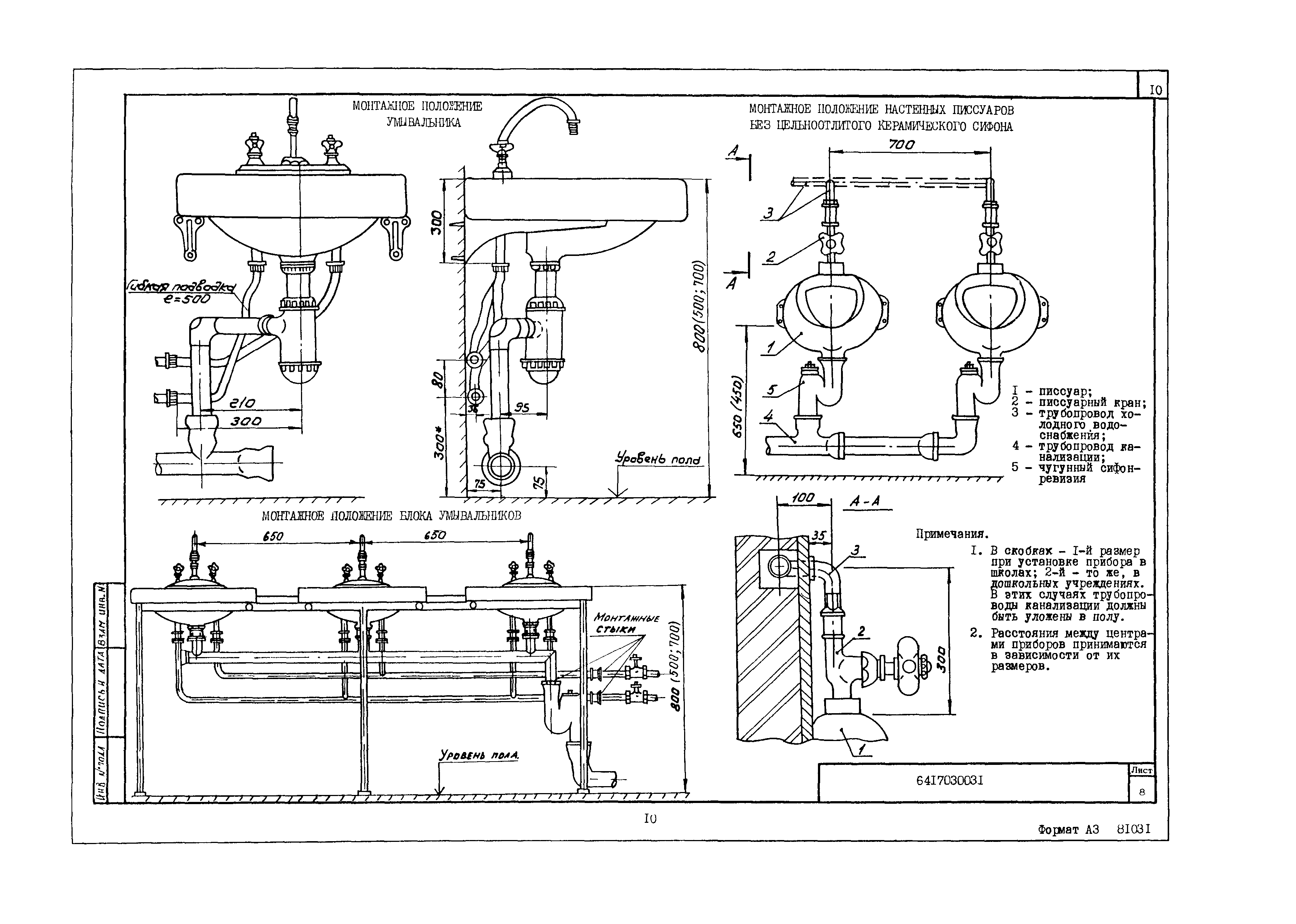 Технологическая карта 6417030031/81031