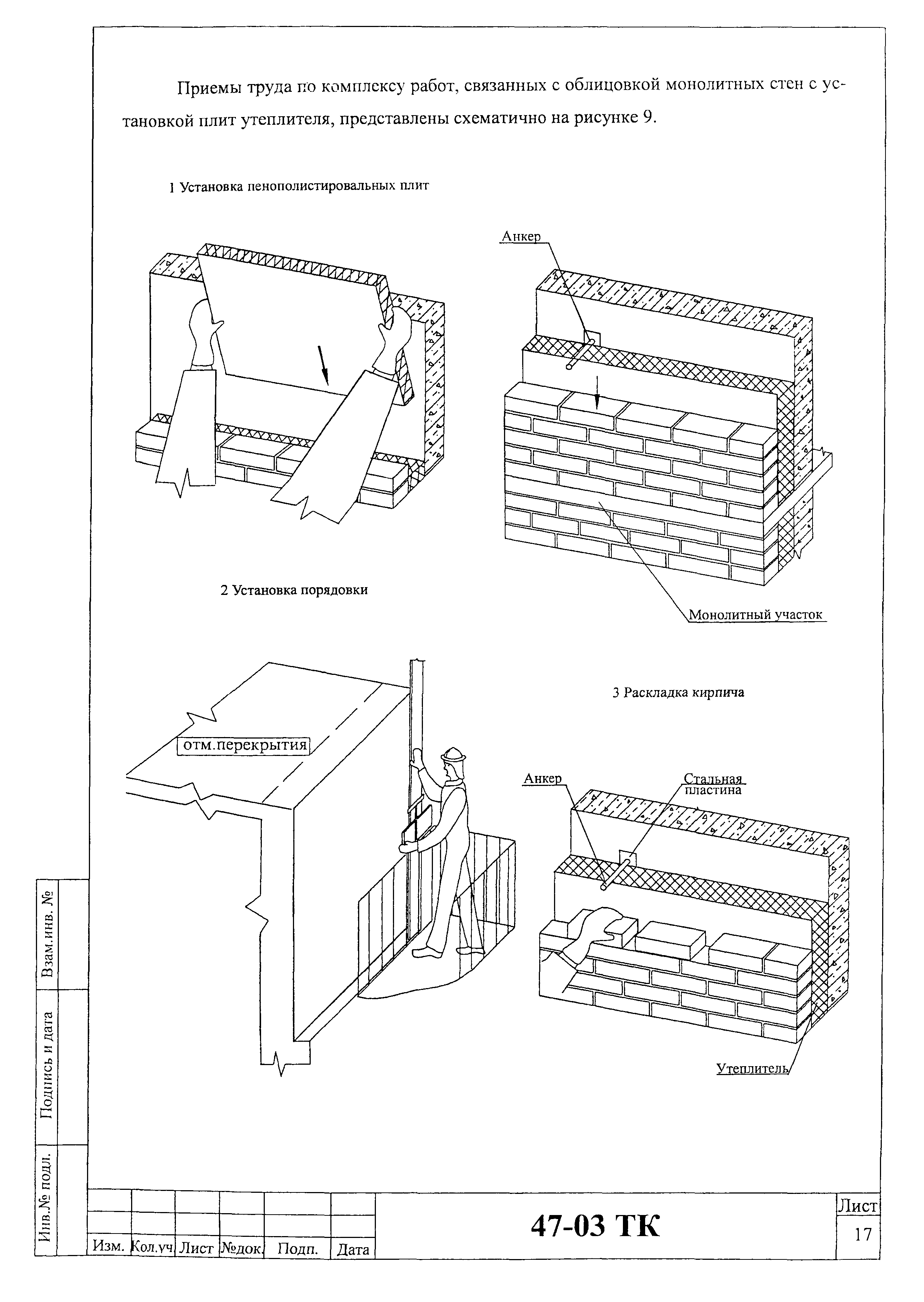 Технологическая карта 47-03 ТК