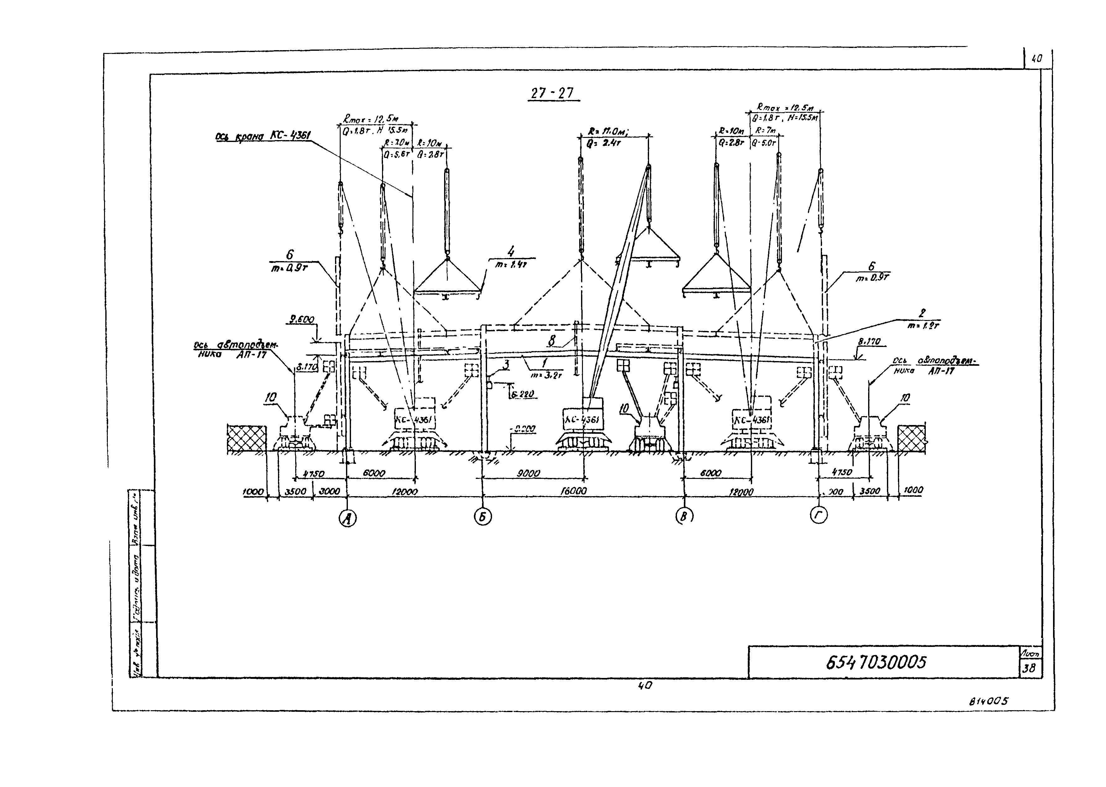 Технологическая карта 6547030005/814005