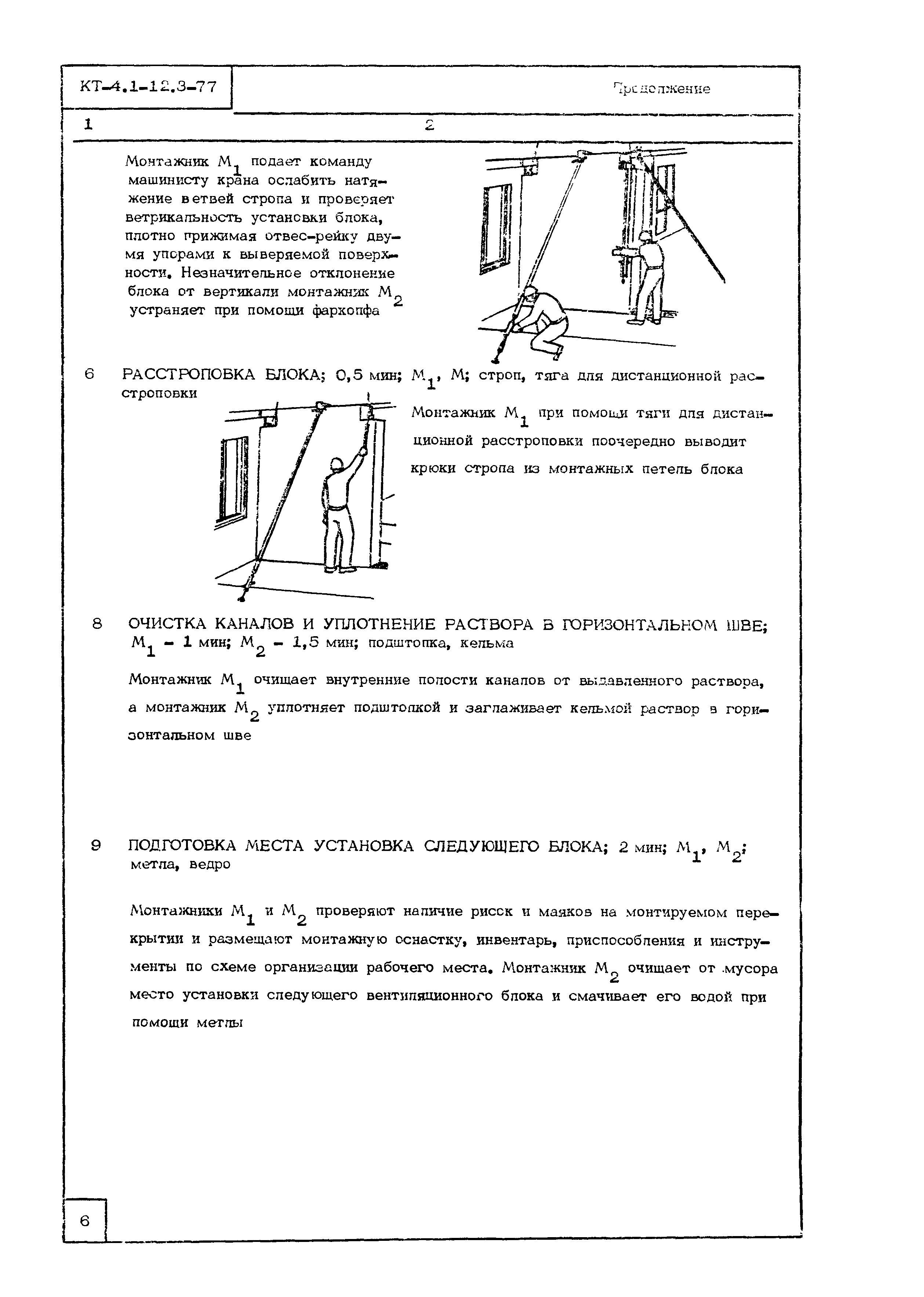 Технологическая карта КТ-4.1-12.3-77