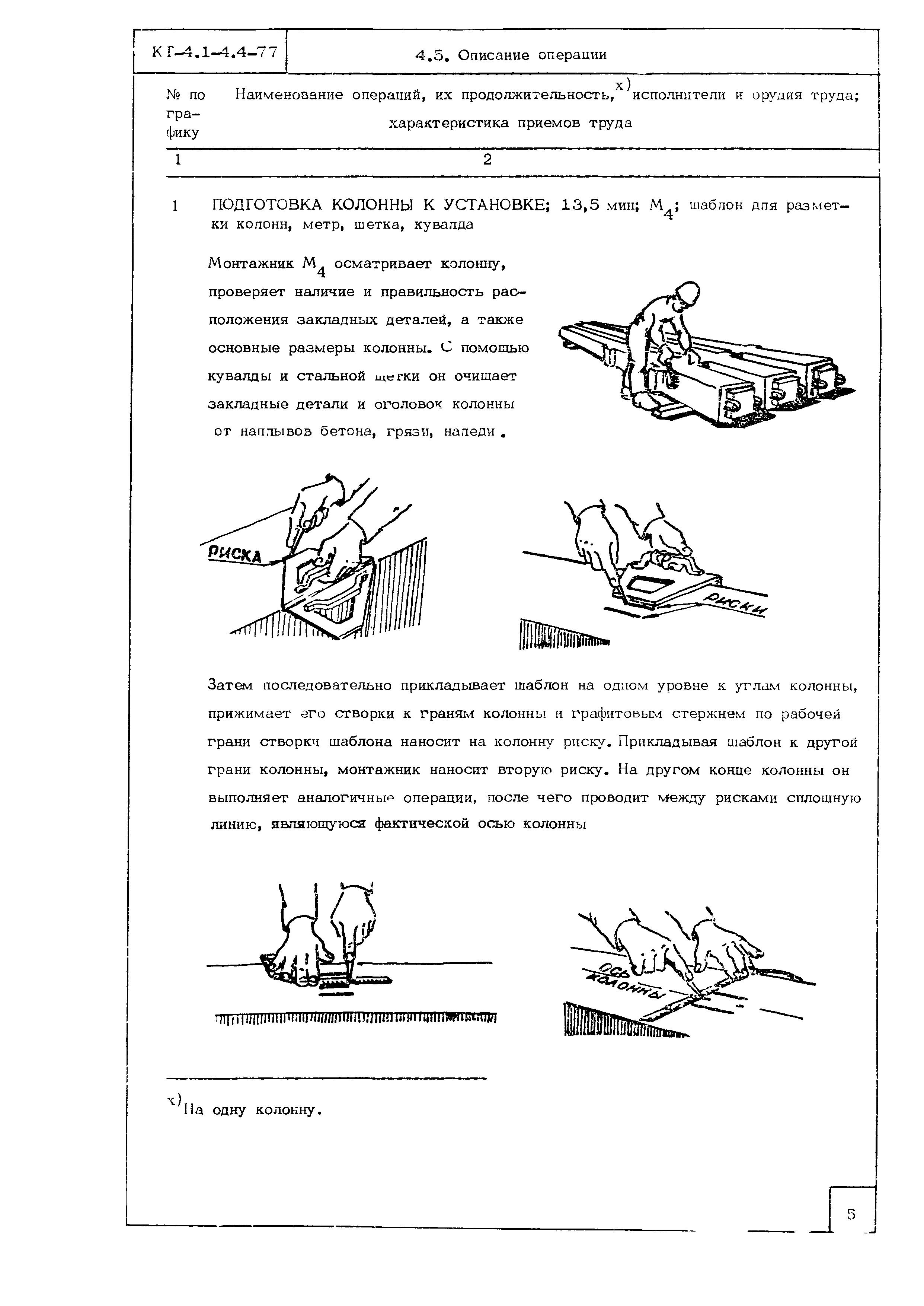 Технологическая карта КТ-4.1-4.4-77