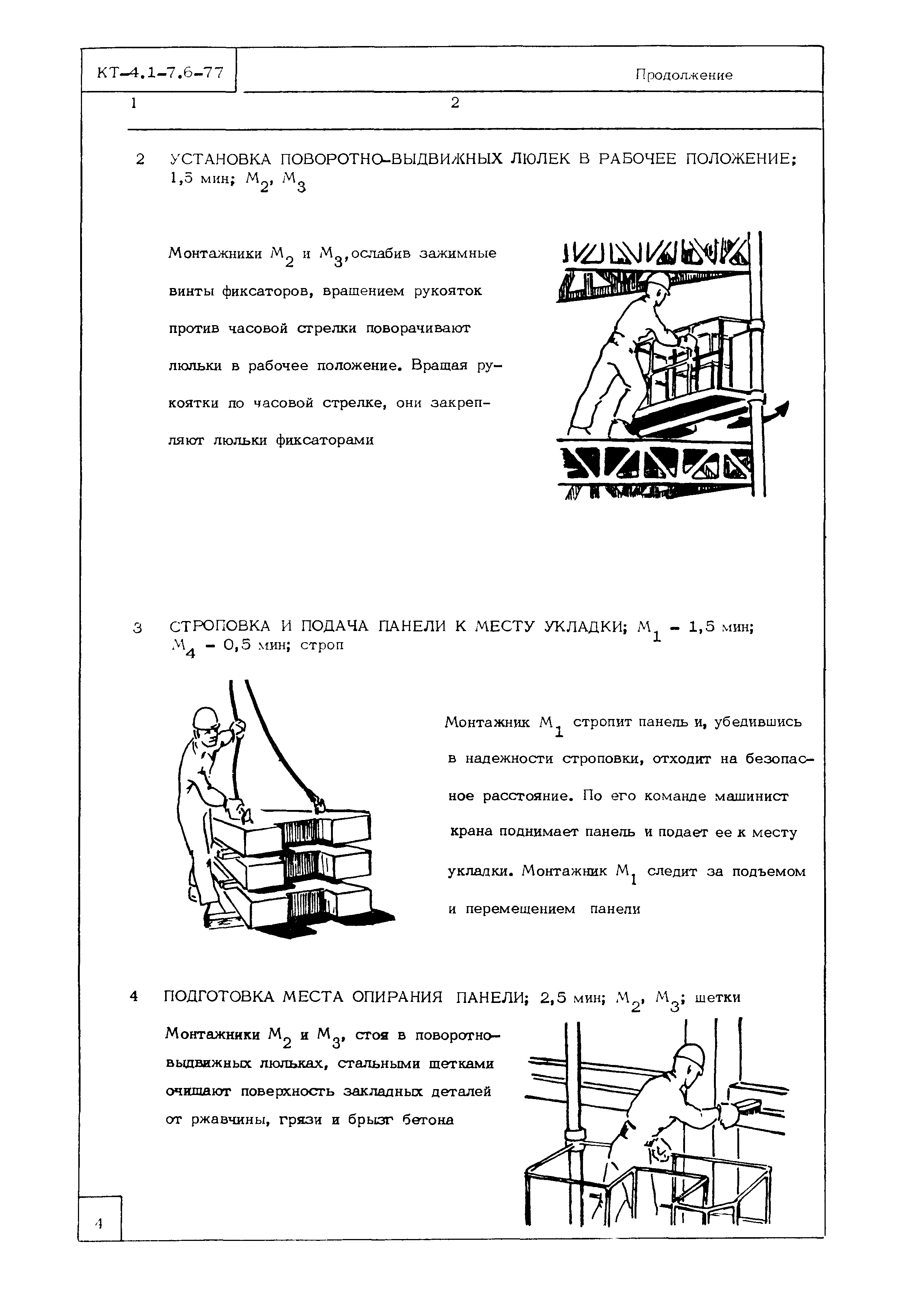 Технологическая карта КТ-4.1-7.6-77