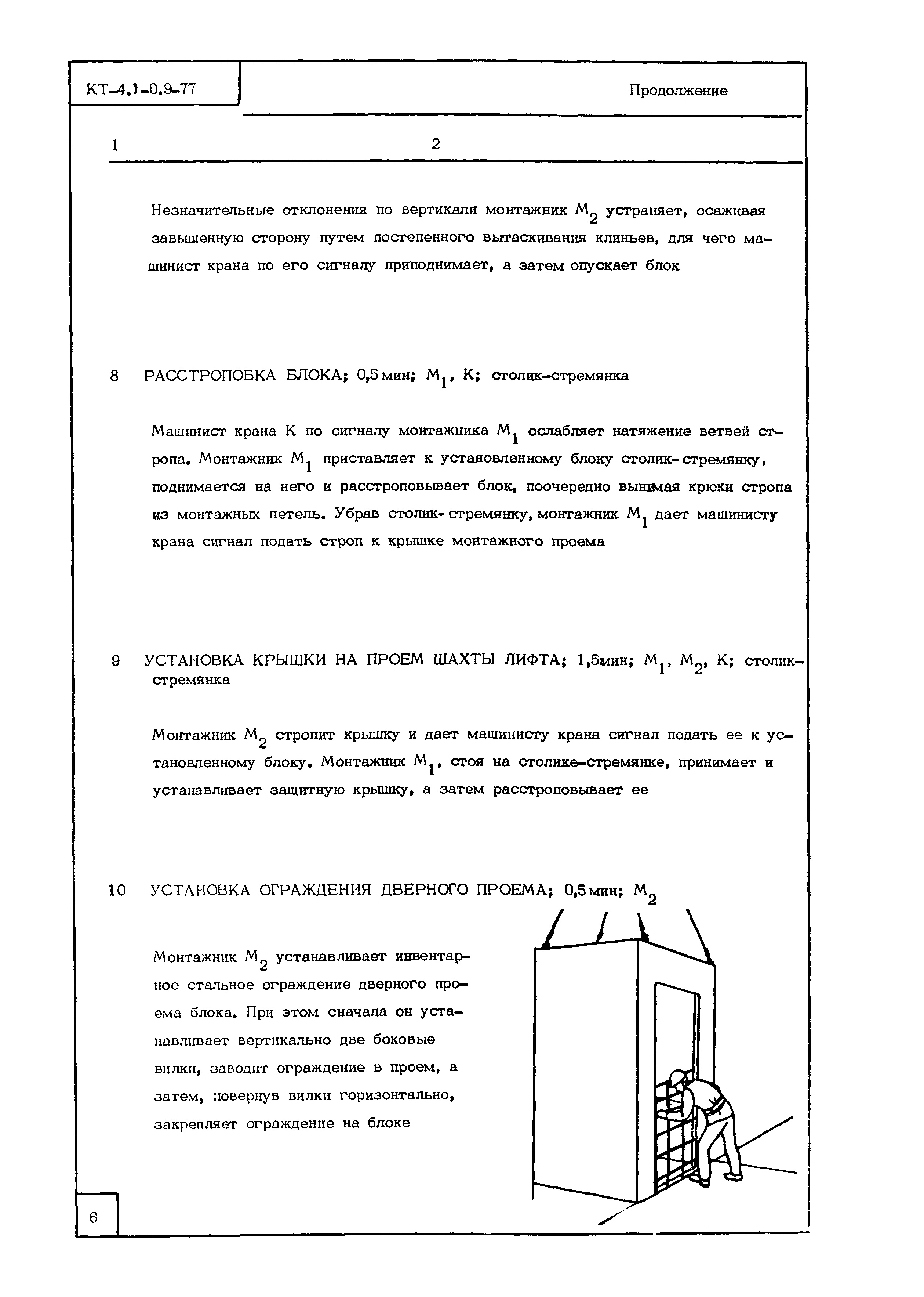 Технологическая карта КТ-4.1-0.9-77