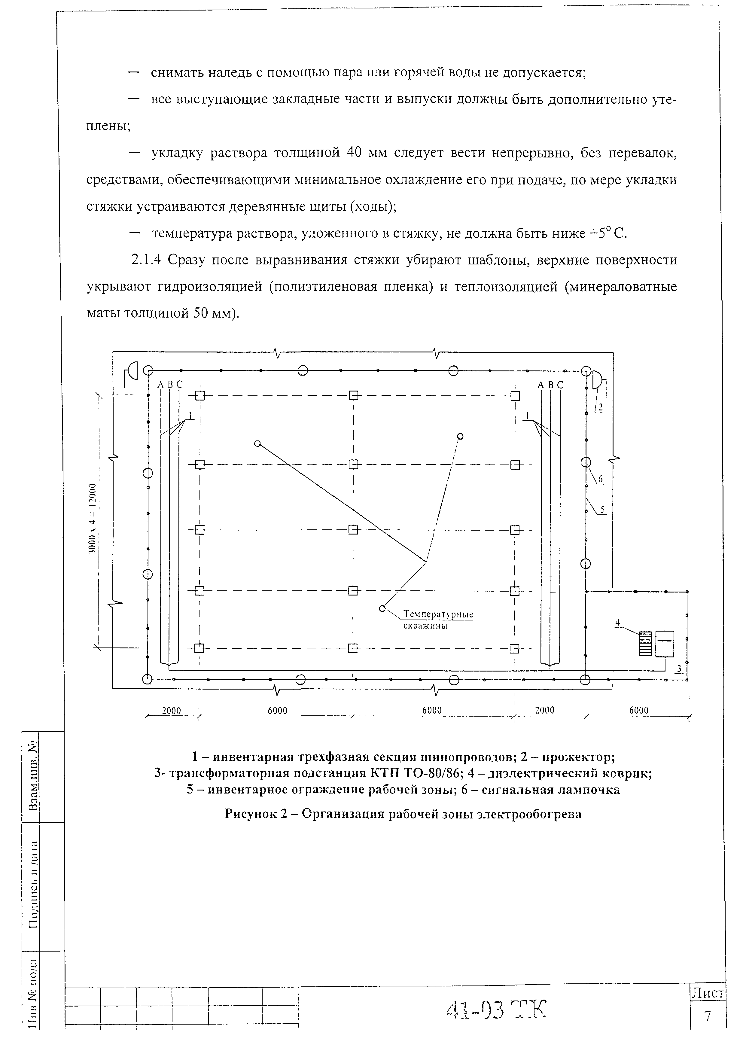 Технологическая карта 41-03 ТК