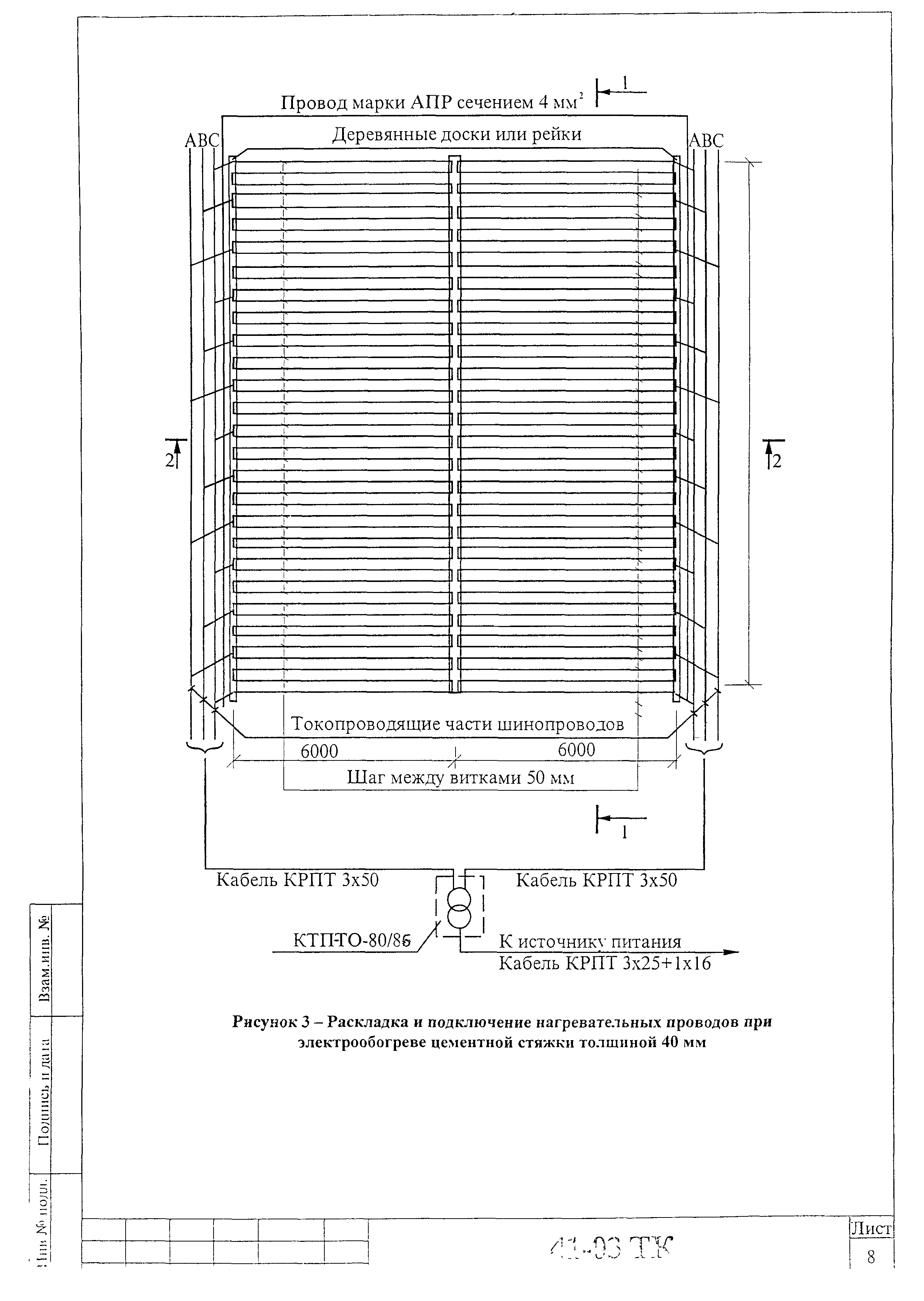 Технологическая карта 41-03 ТК