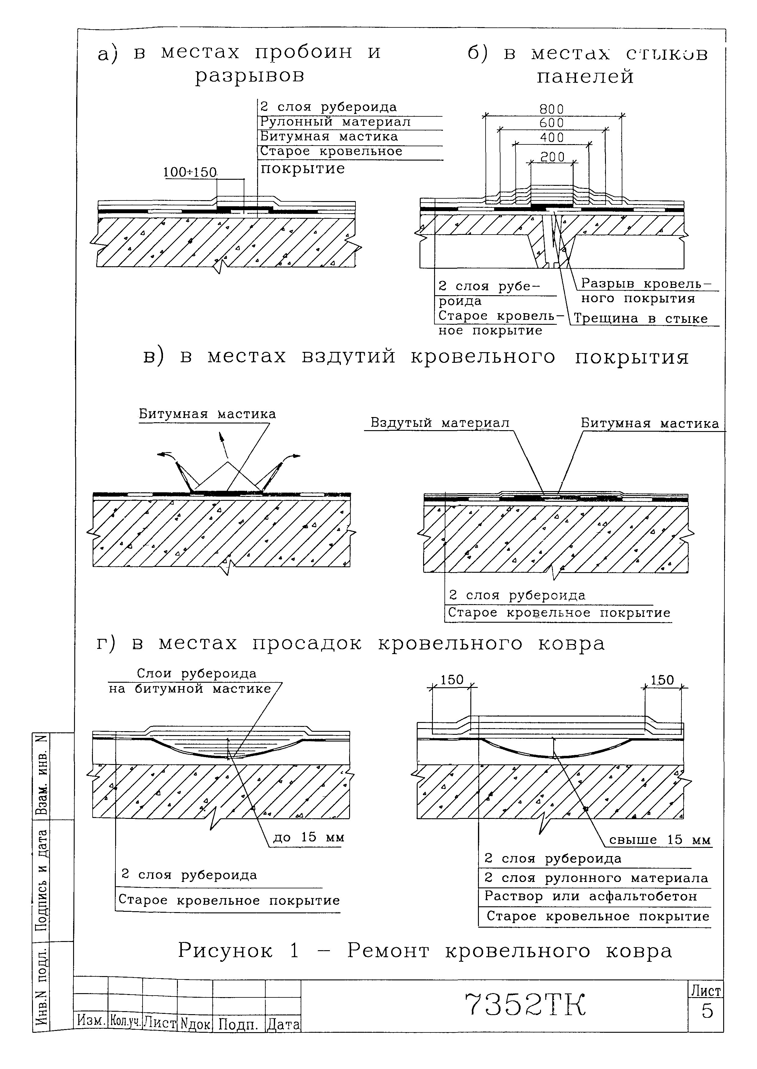 Технологическая карта 7352 ТК