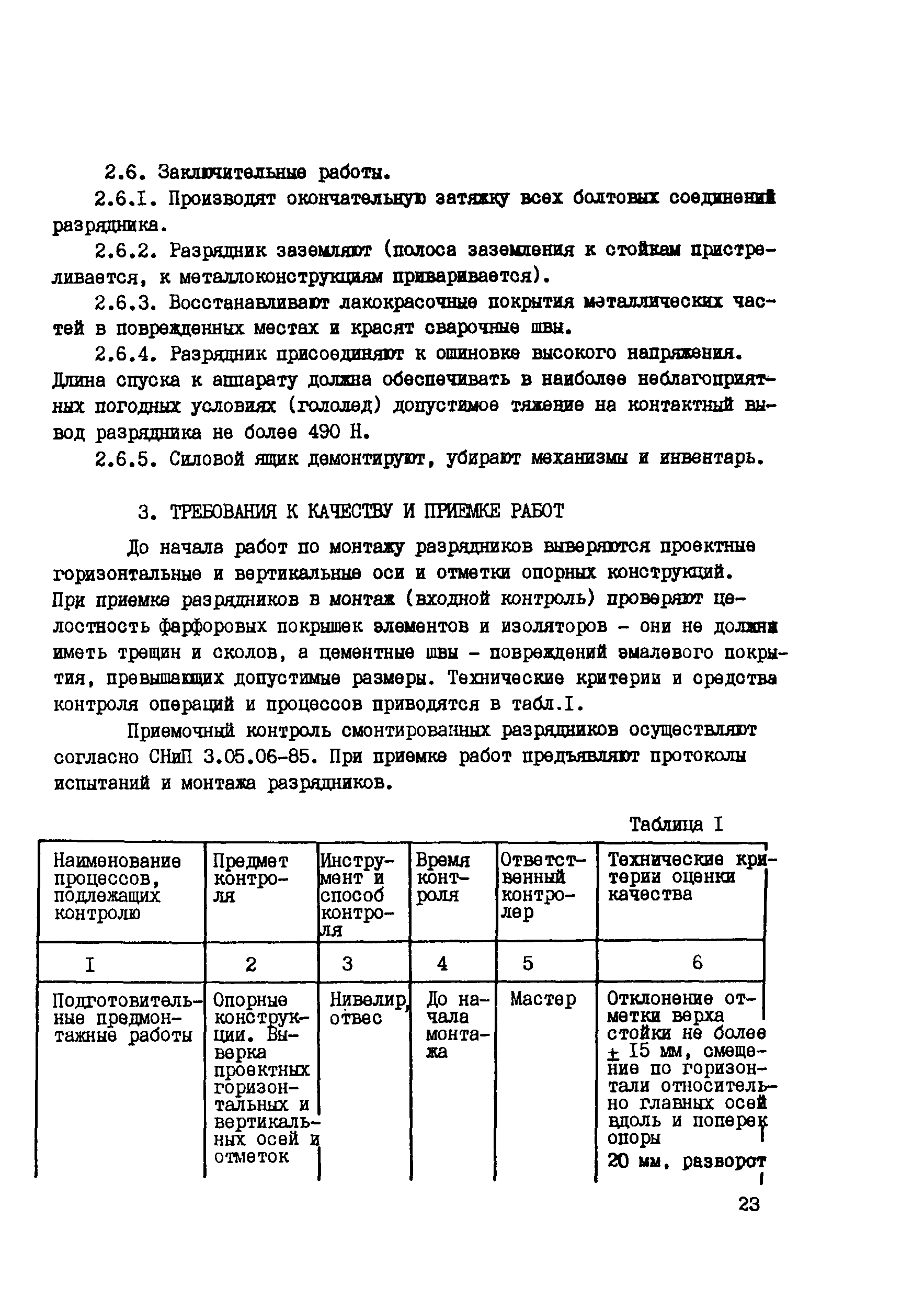 Технологическая карта 