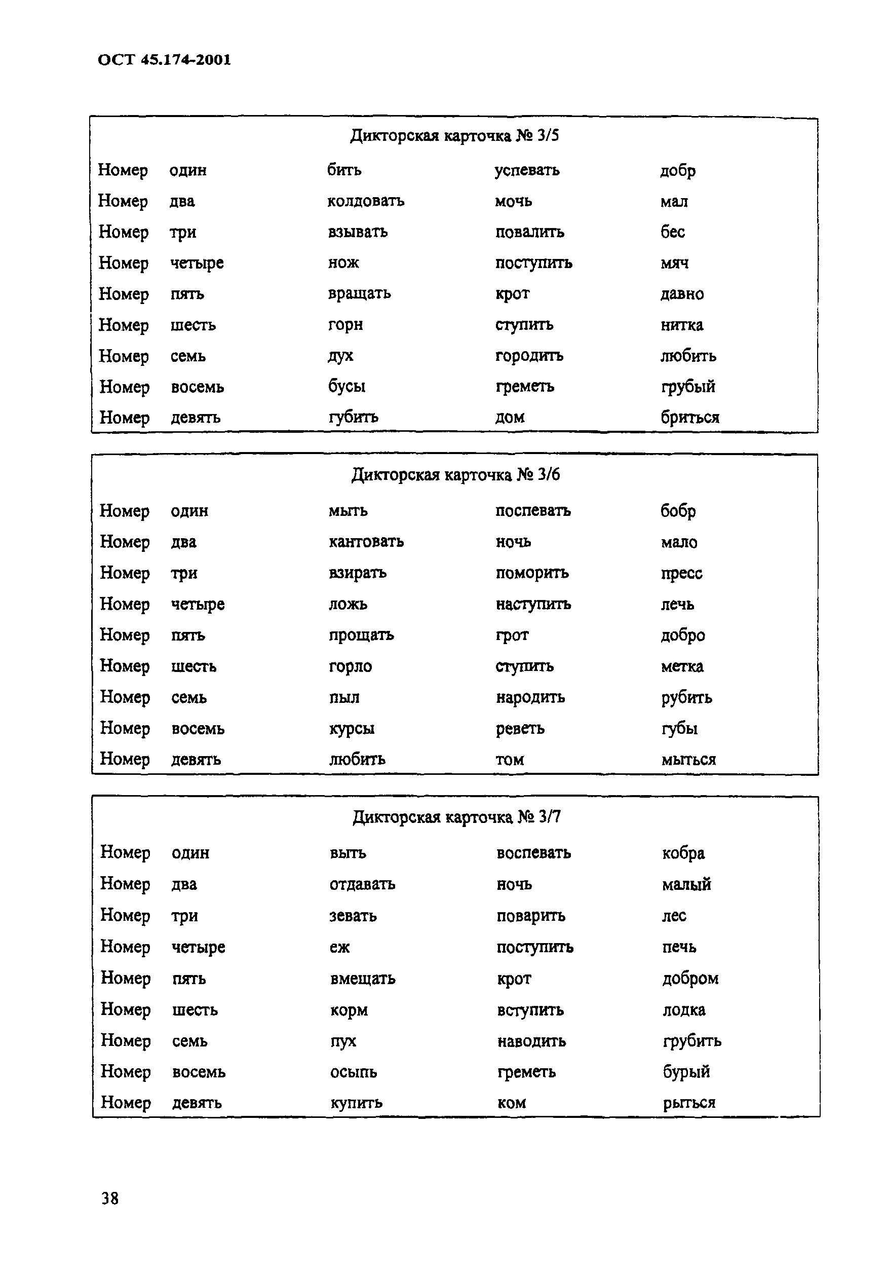 ОСТ 45.174-2001