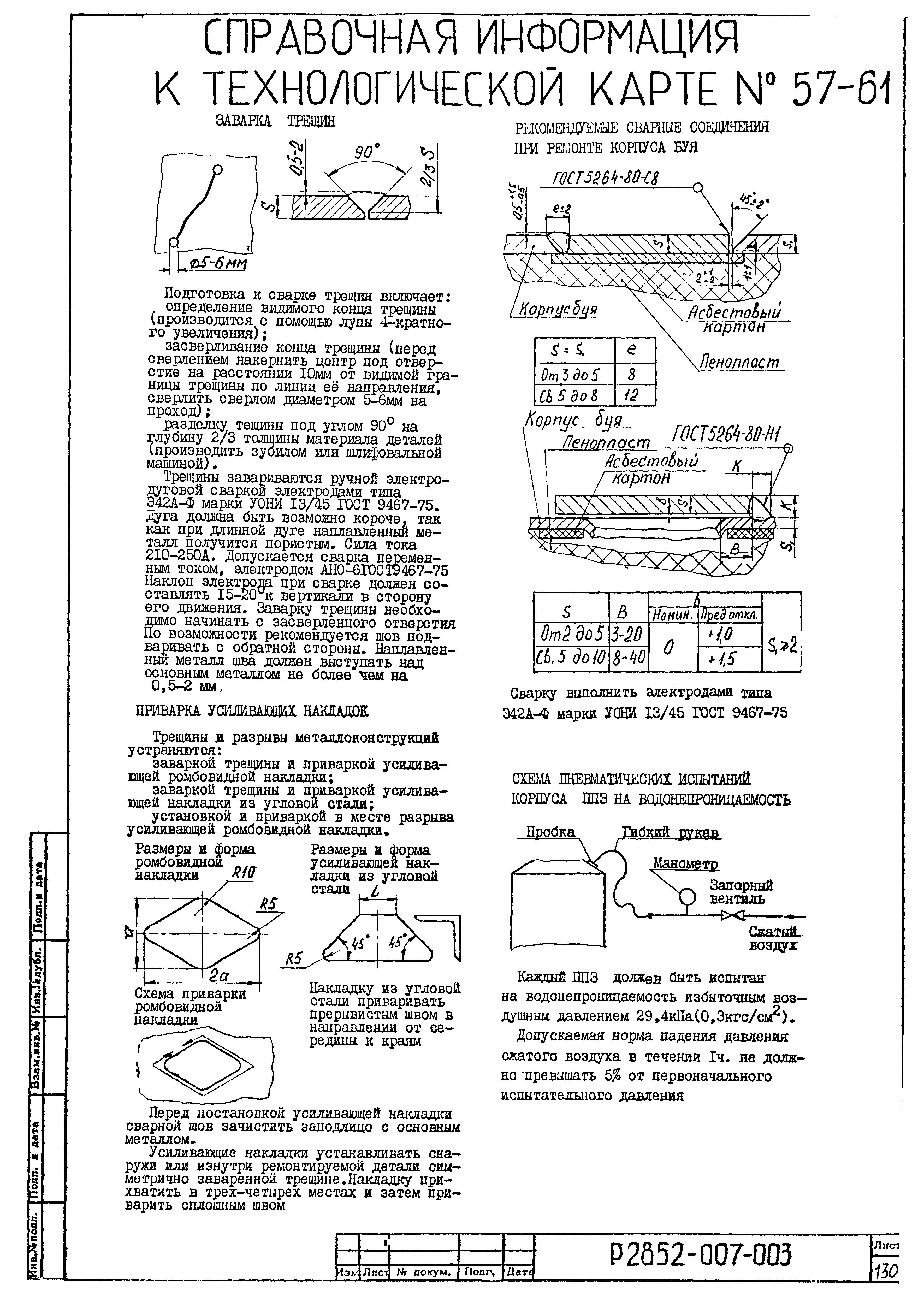 Технологическая карта 60