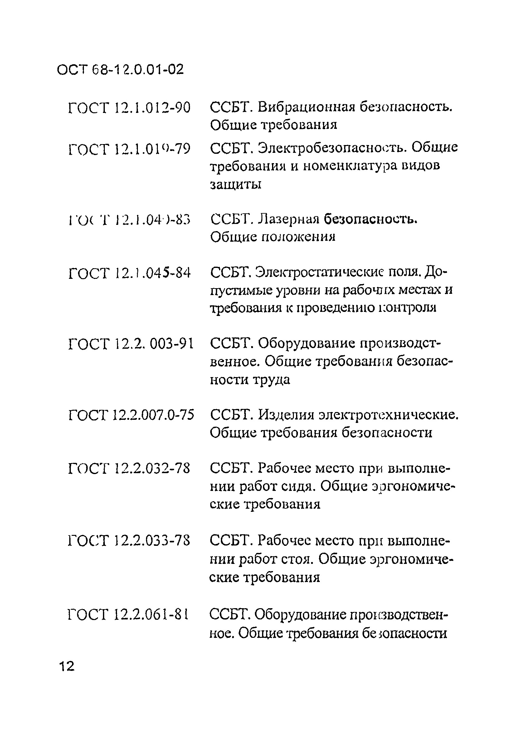 ОСТ 68-12.0.01-02