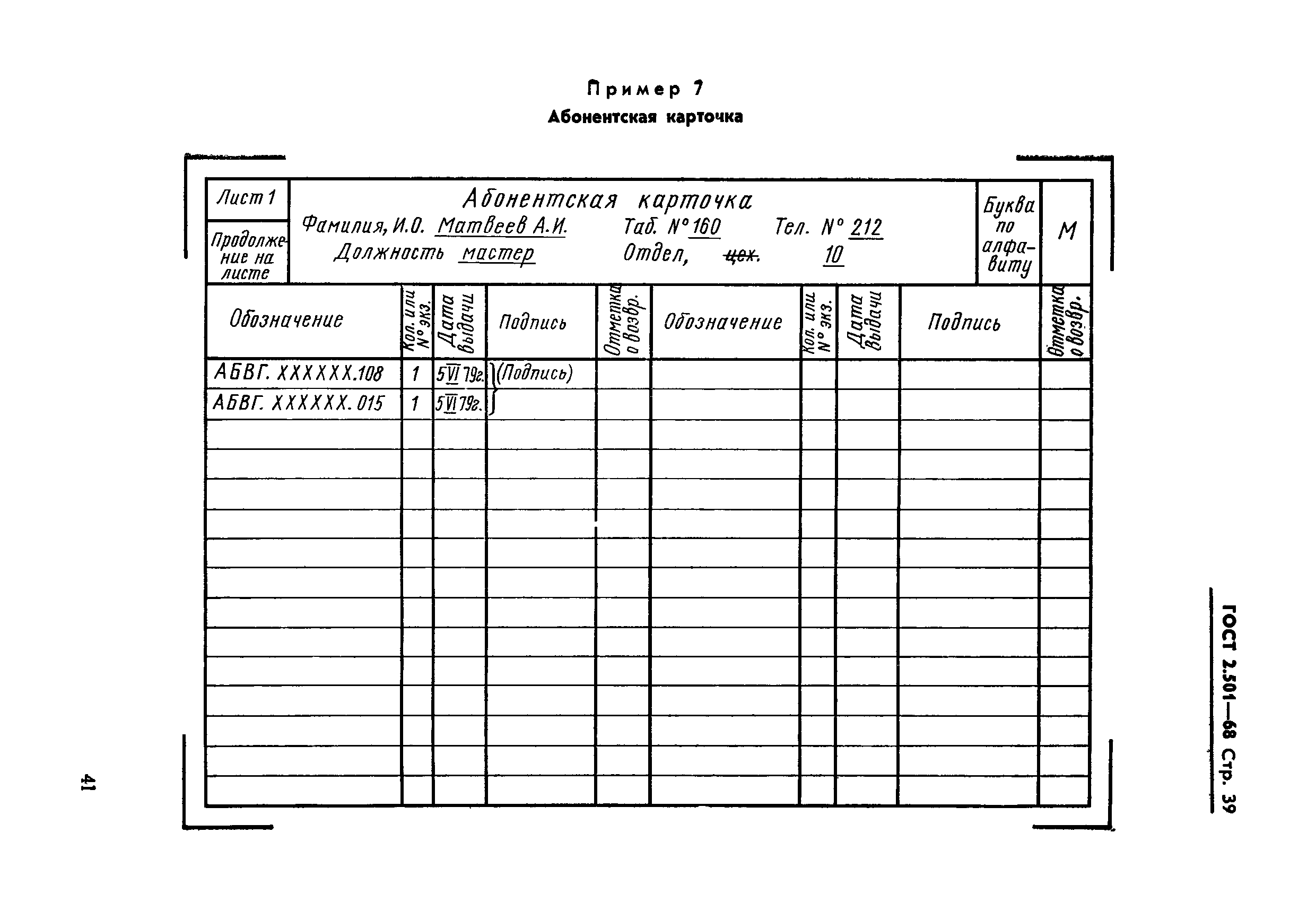 ГОСТ 2.501-68