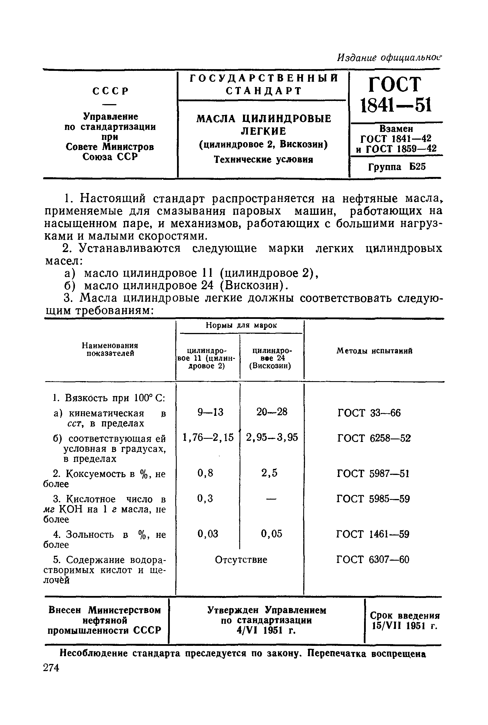 ГОСТ 1841-51