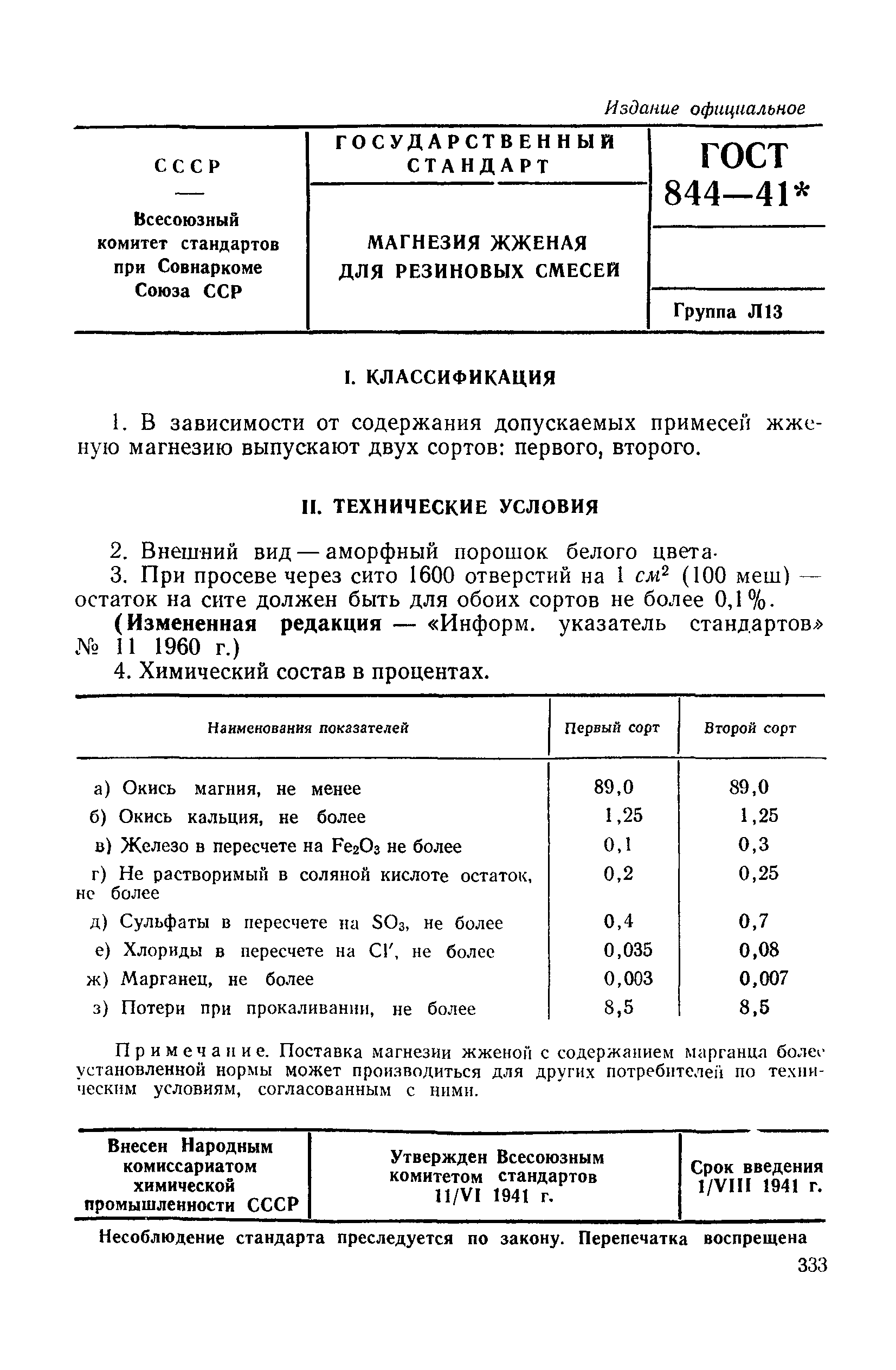 ГОСТ 844-41