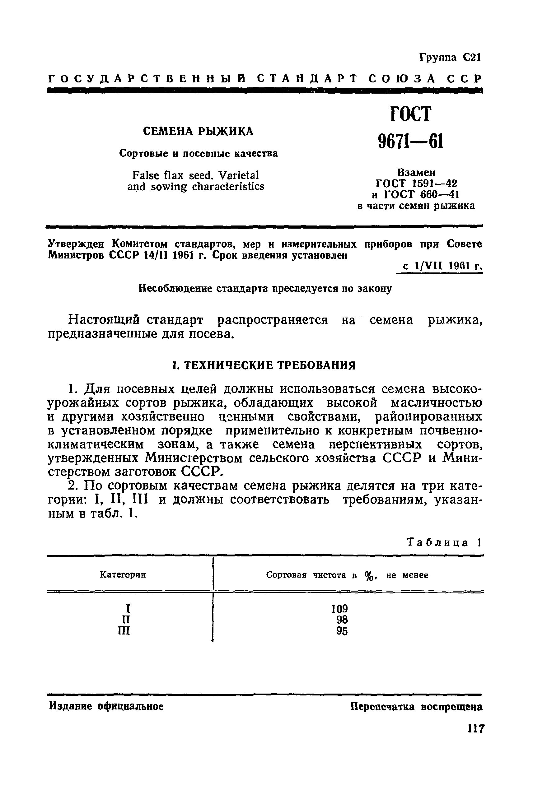 ГОСТ 9671-61