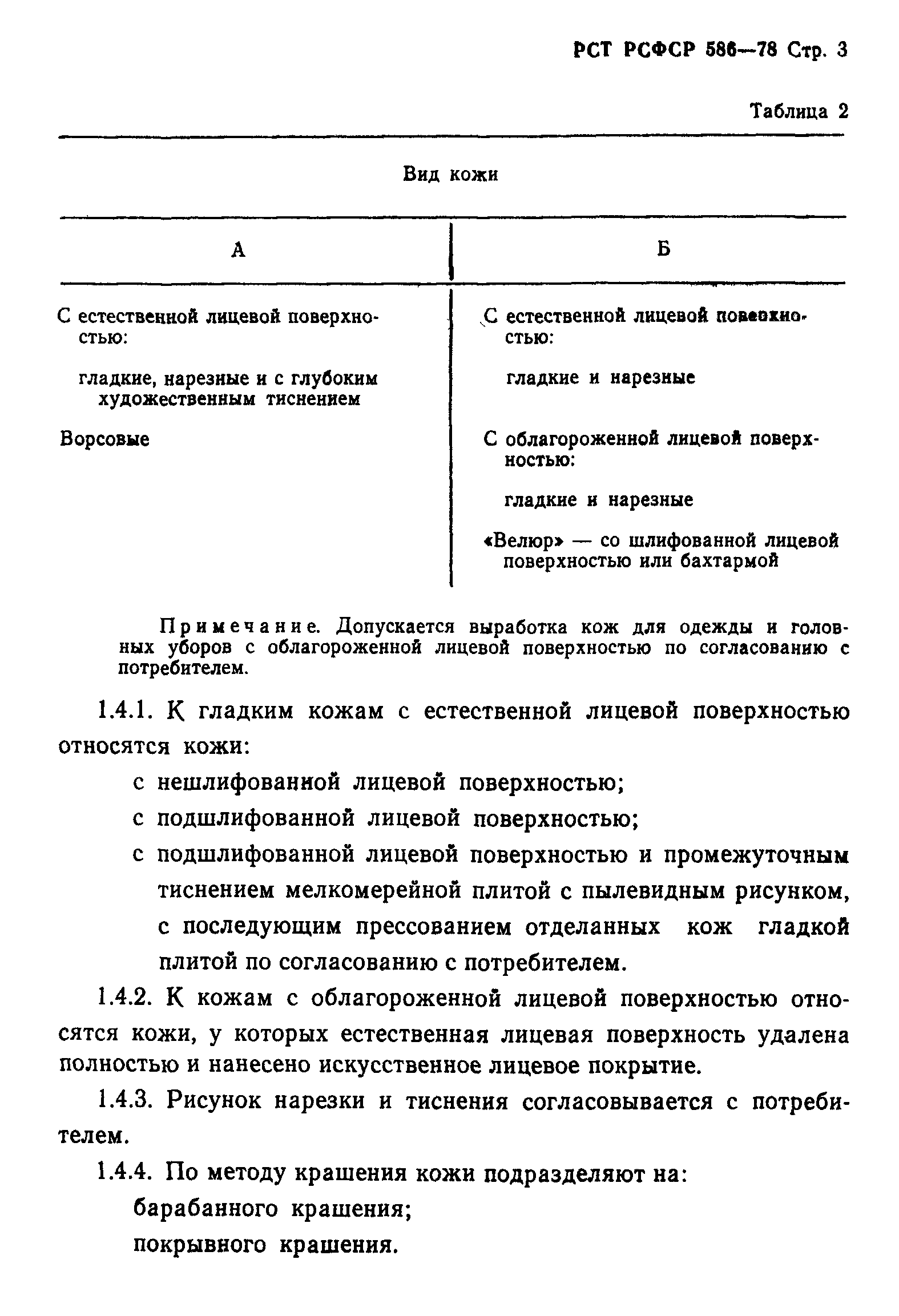 РСТ РСФСР 586-78