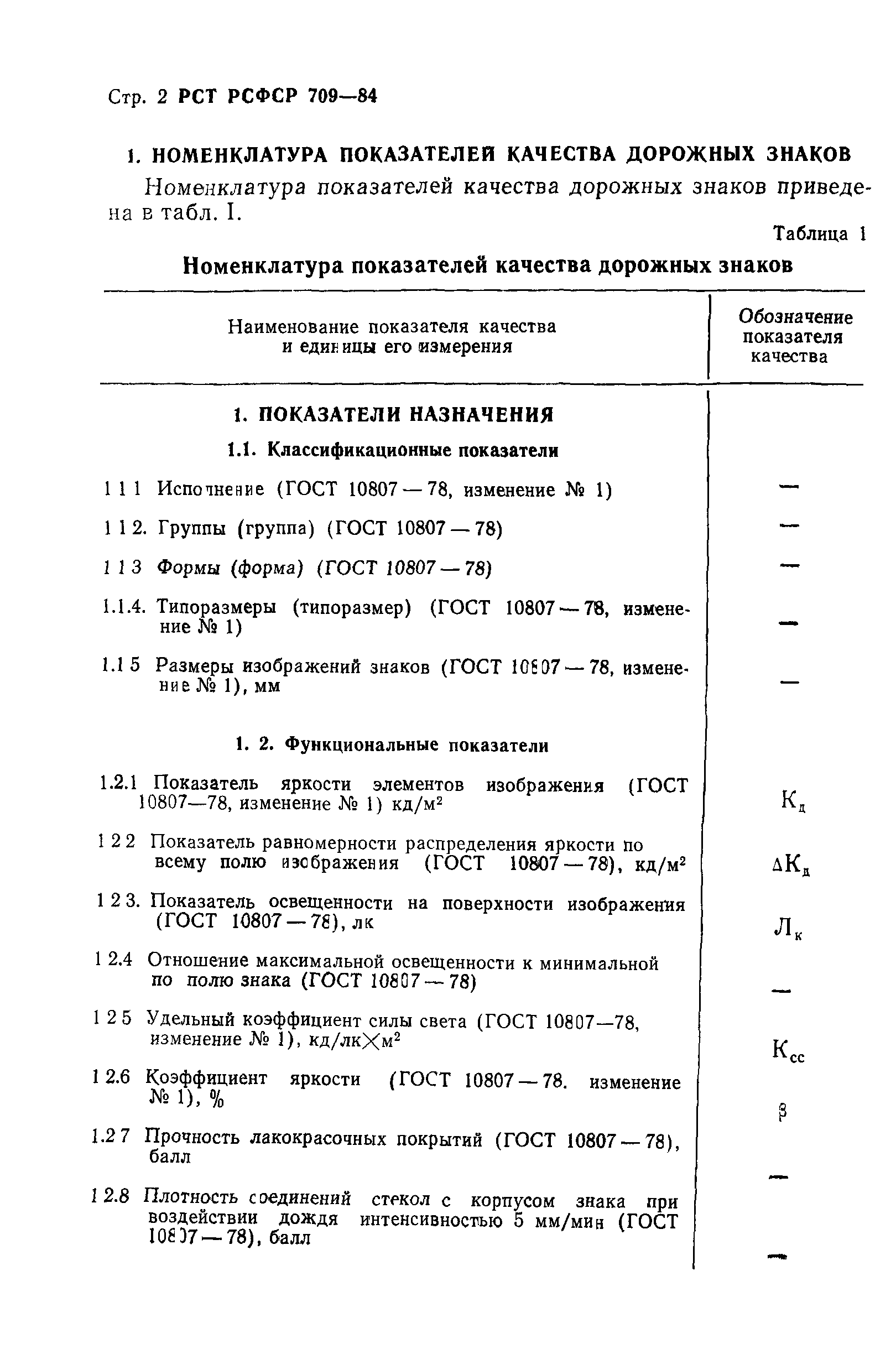 РСТ РСФСР 709-84