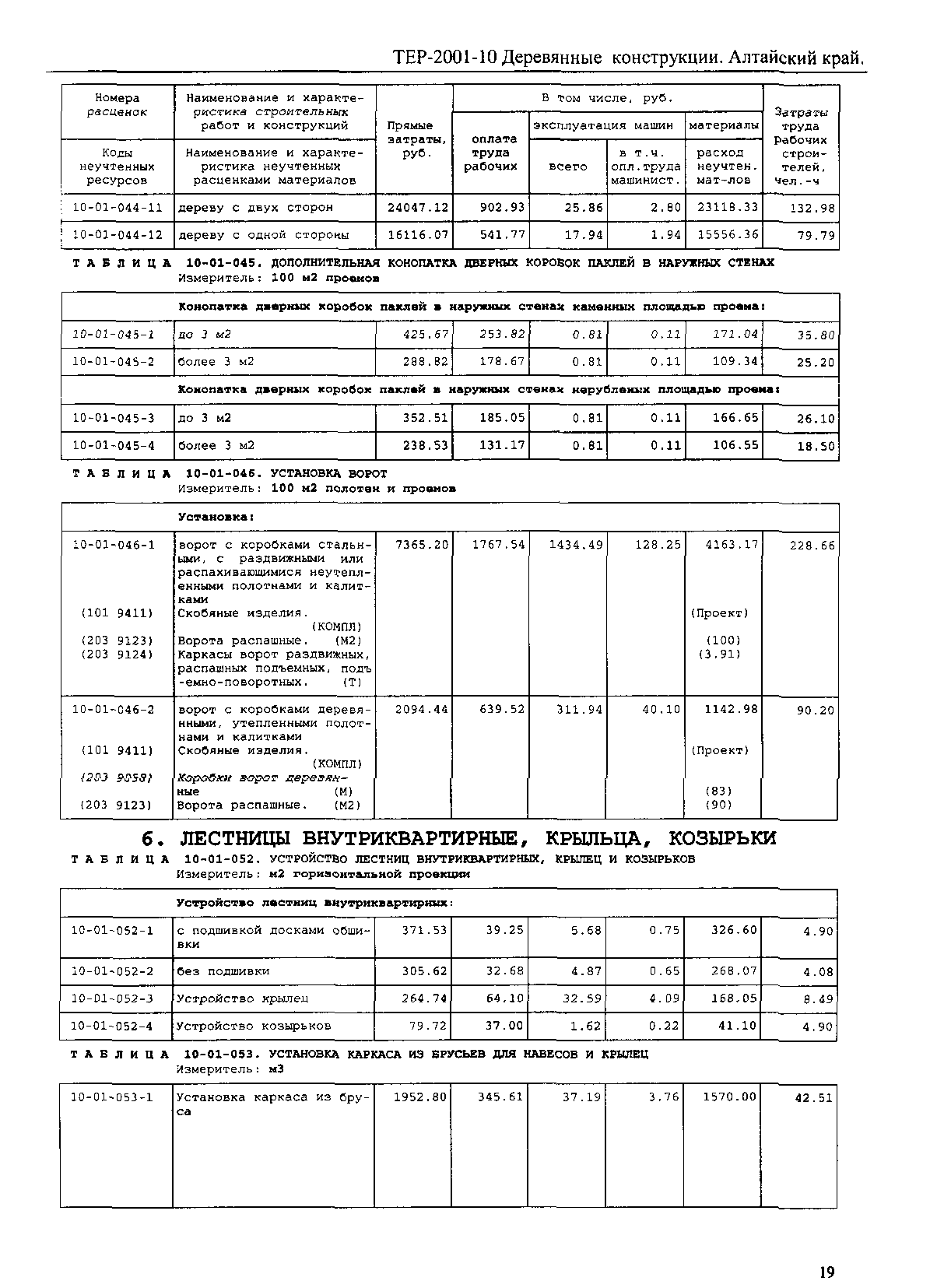 ТЕР Алтайский край 2001-10