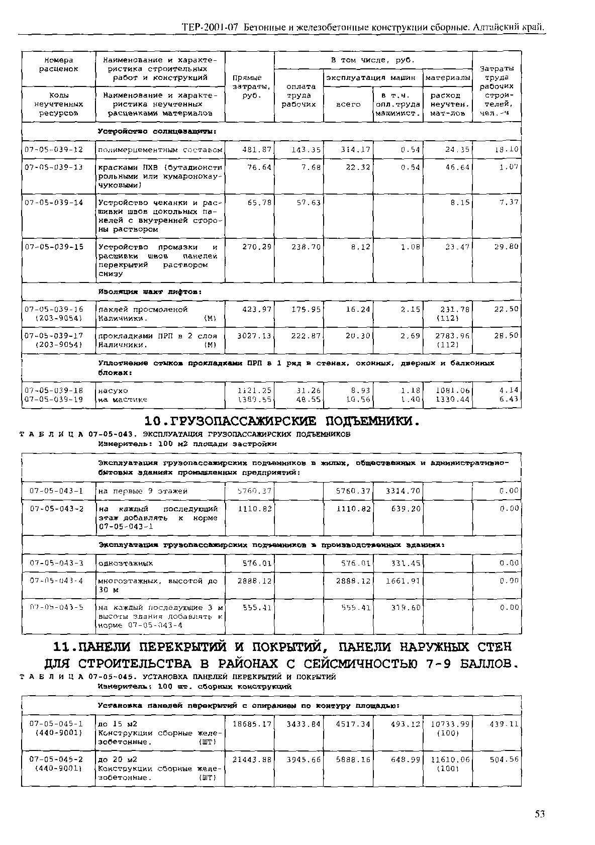 ТЕР Алтайский край 2001-07