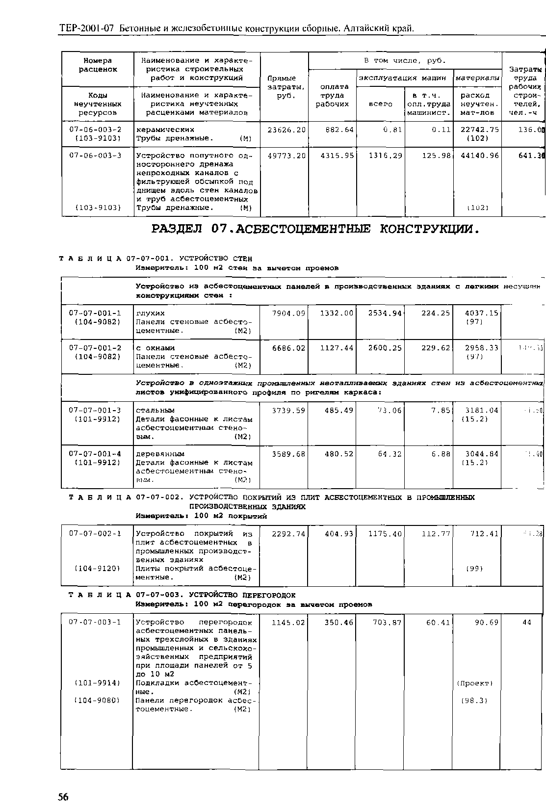 ТЕР Алтайский край 2001-07