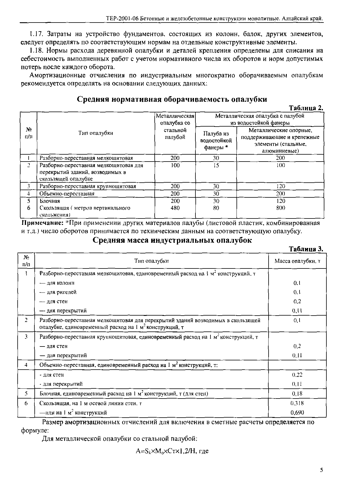 ТЕР Алтайский край 2001-06