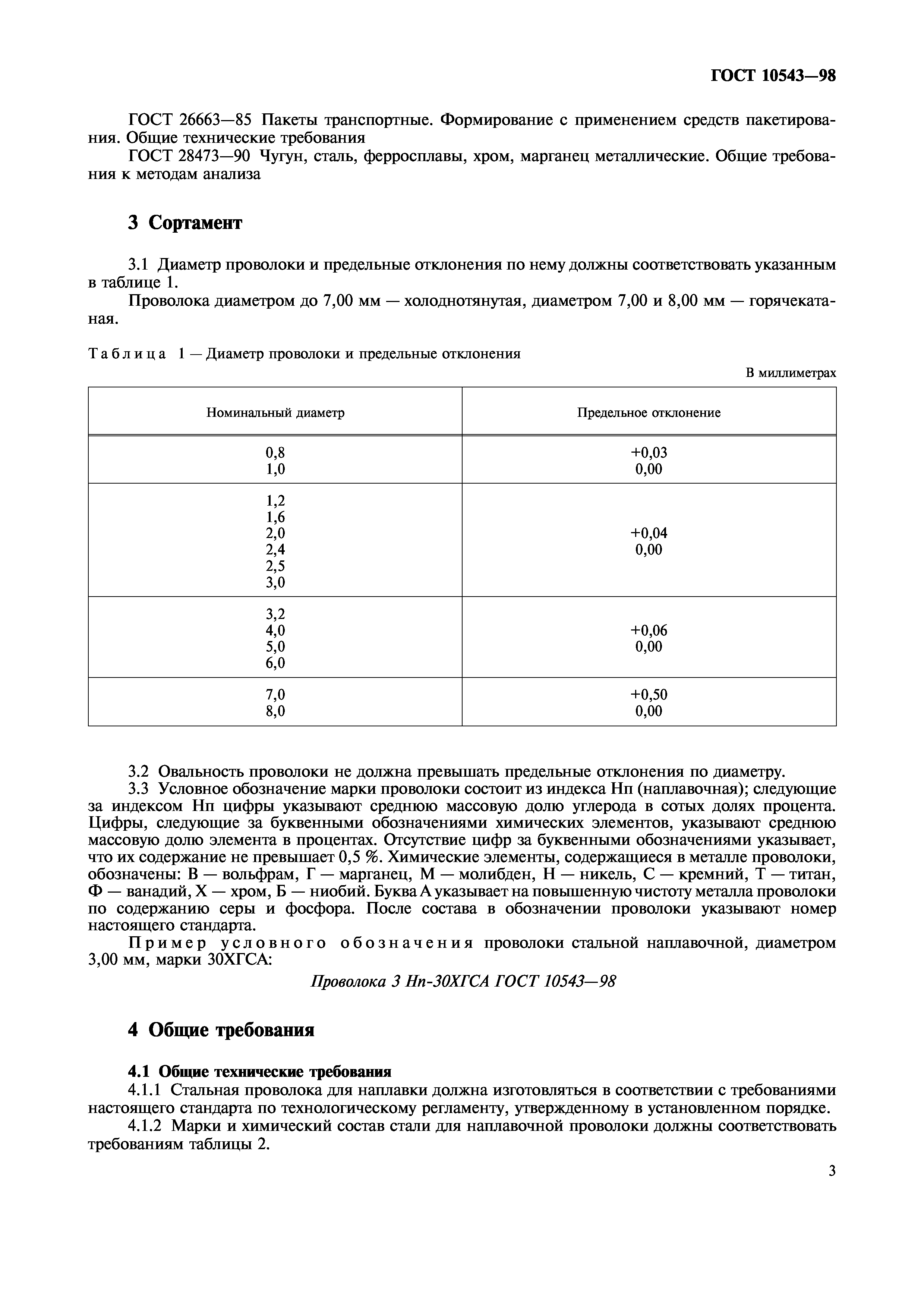 ГОСТ 10543-98