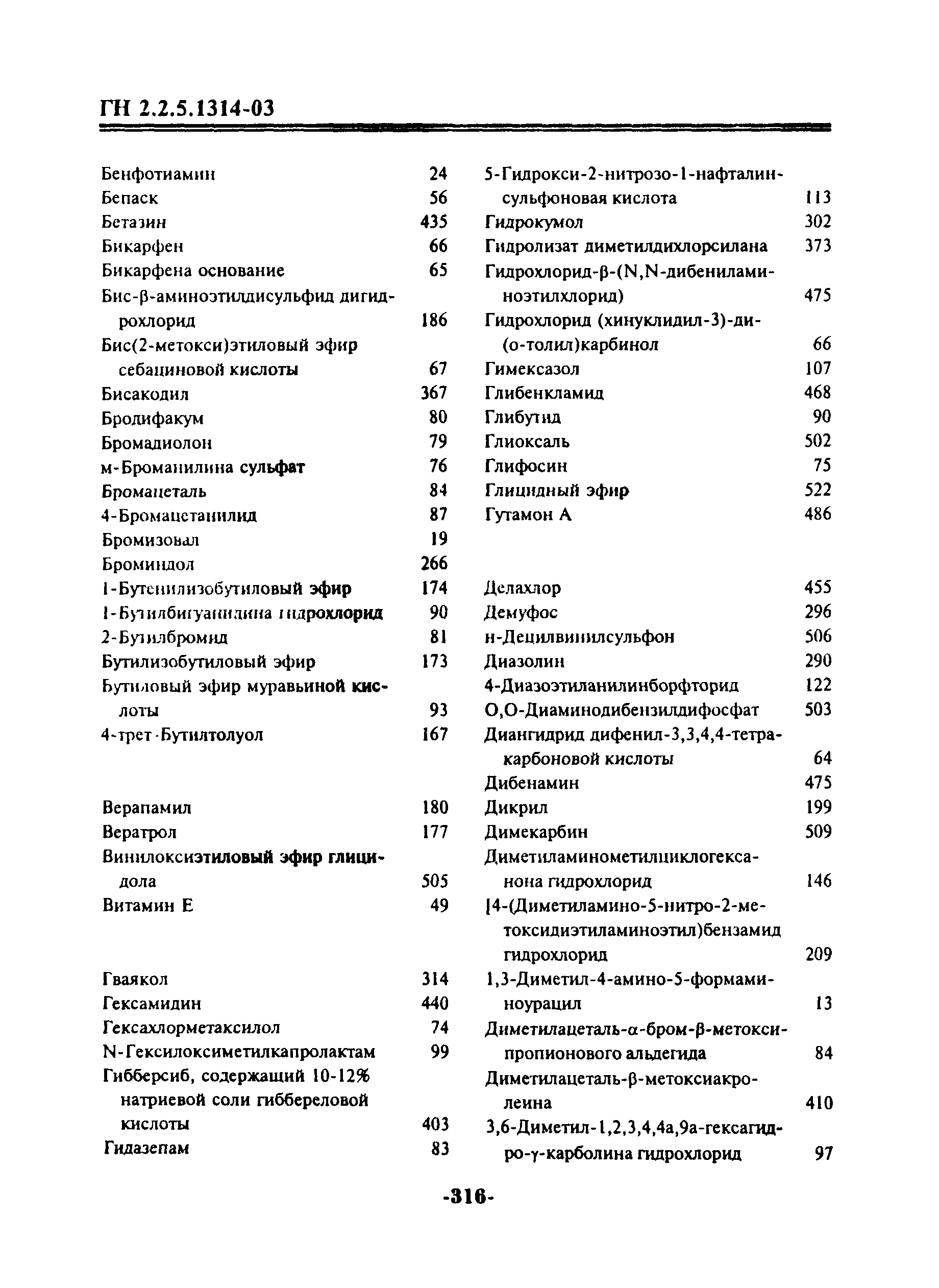 ГН 2.2.5.1314-03