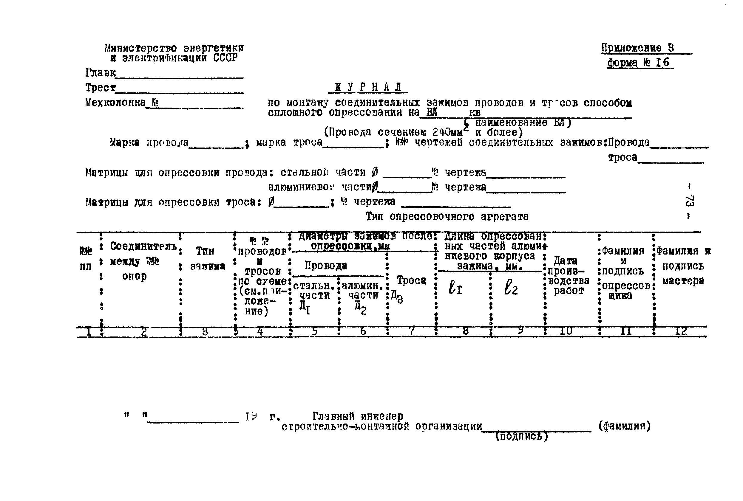 Технологическая карта К-V-19-7