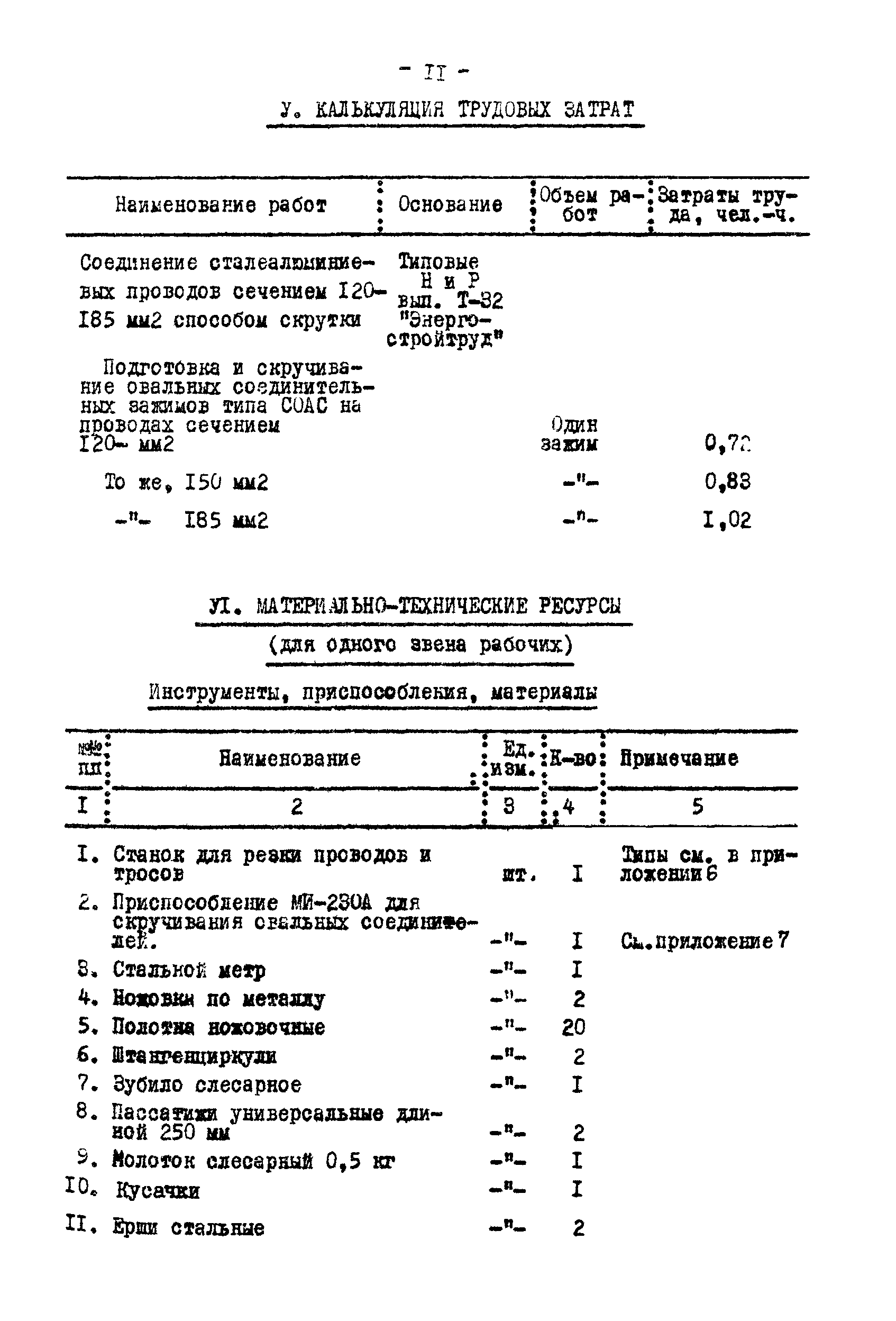 Технологическая карта К-V-19-1