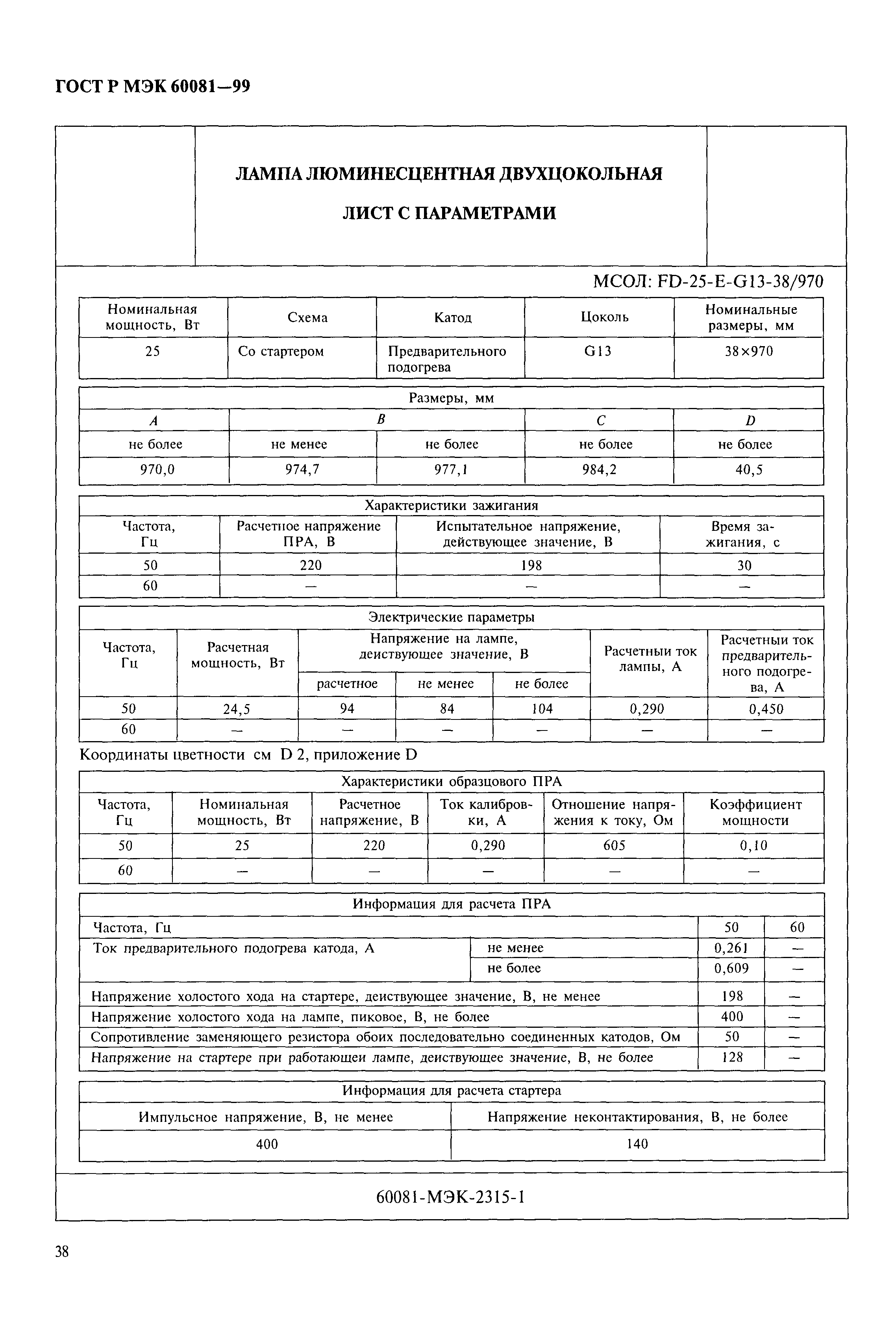 ГОСТ Р МЭК 60081-99