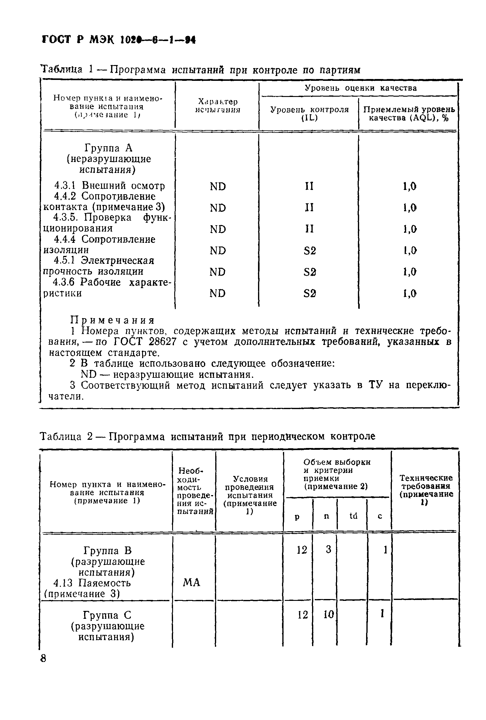 ГОСТ Р МЭК 1020-6-1-94