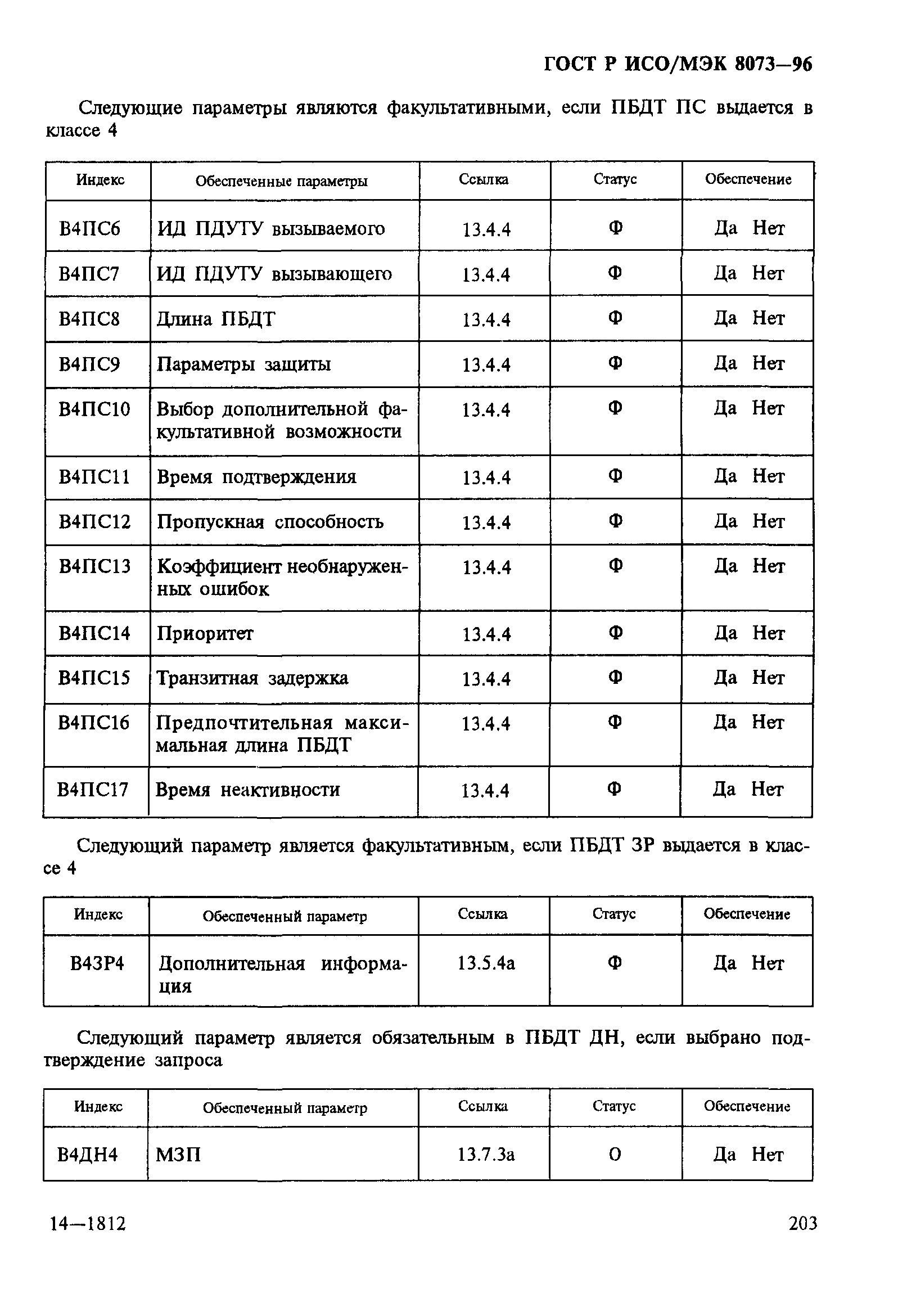 ГОСТ Р ИСО/МЭК 8073-96