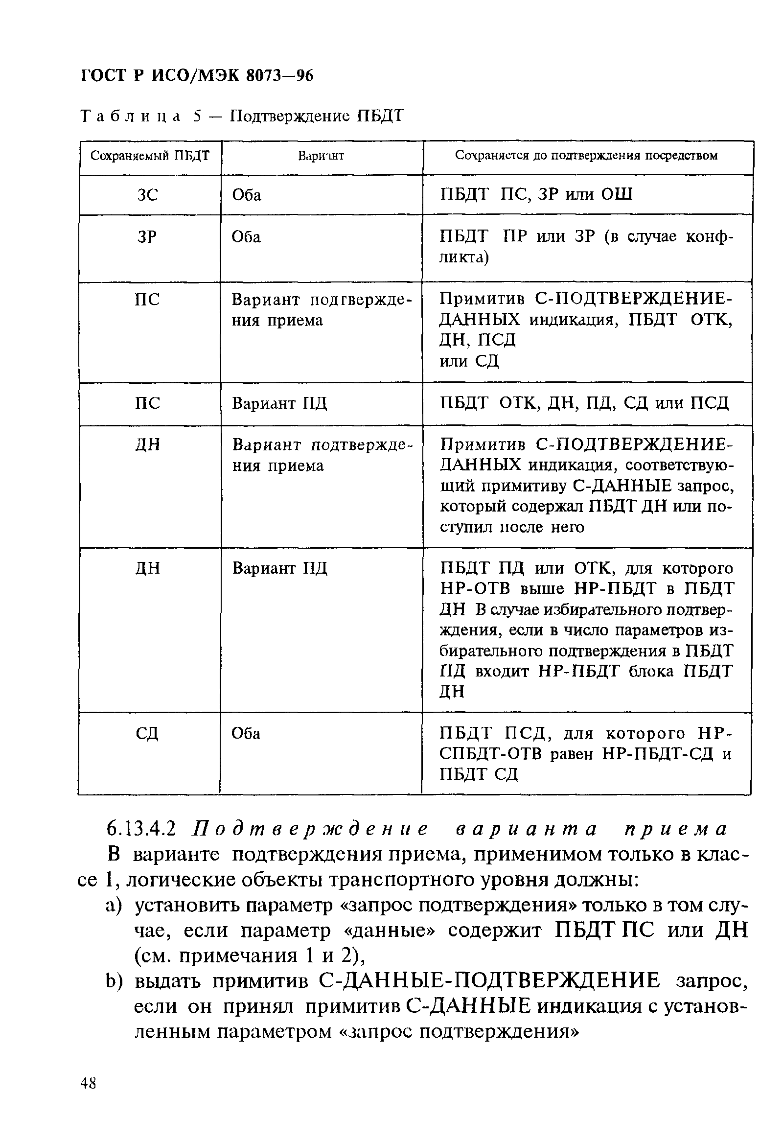 ГОСТ Р ИСО/МЭК 8073-96