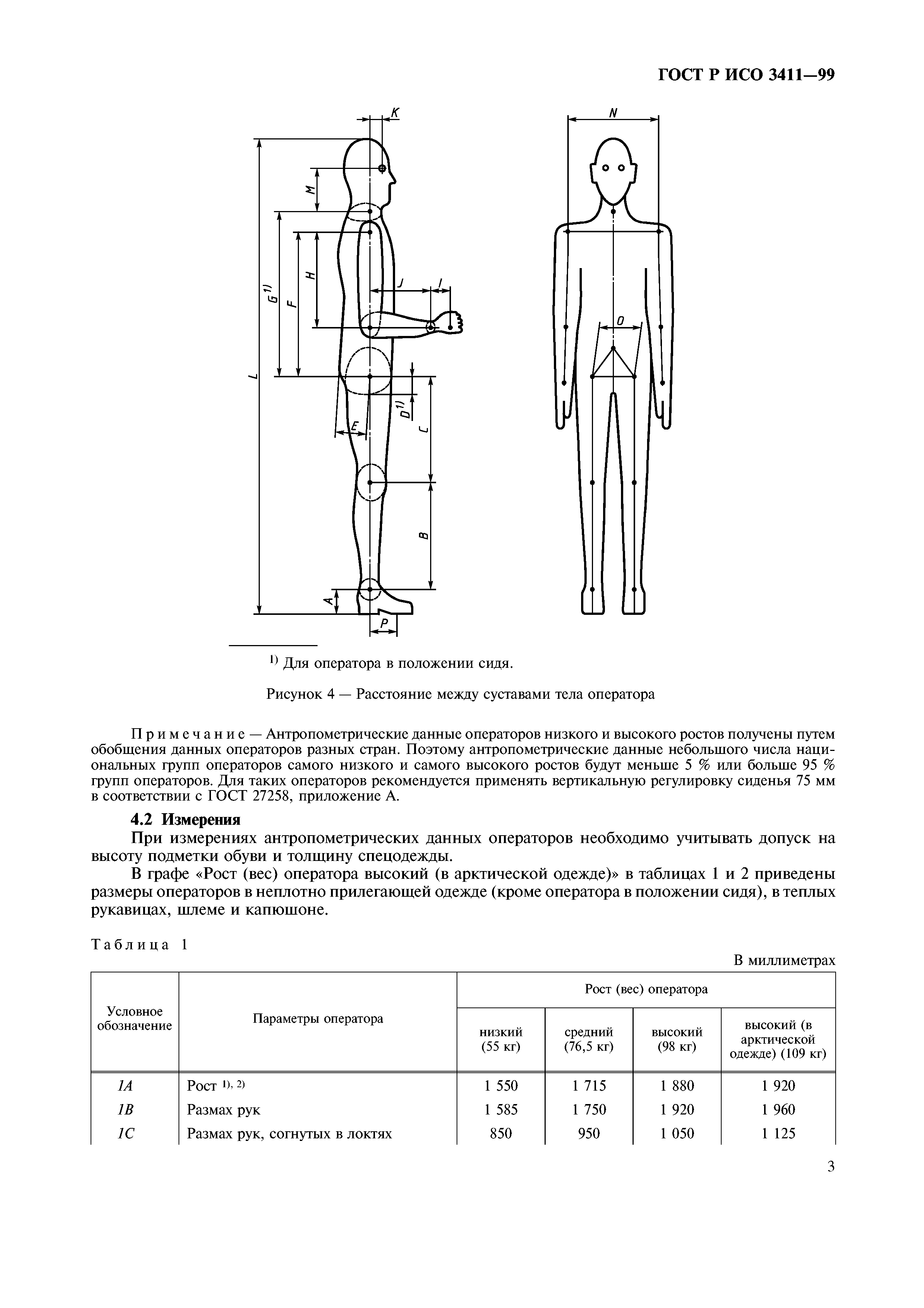 ГОСТ Р ИСО 3411-99