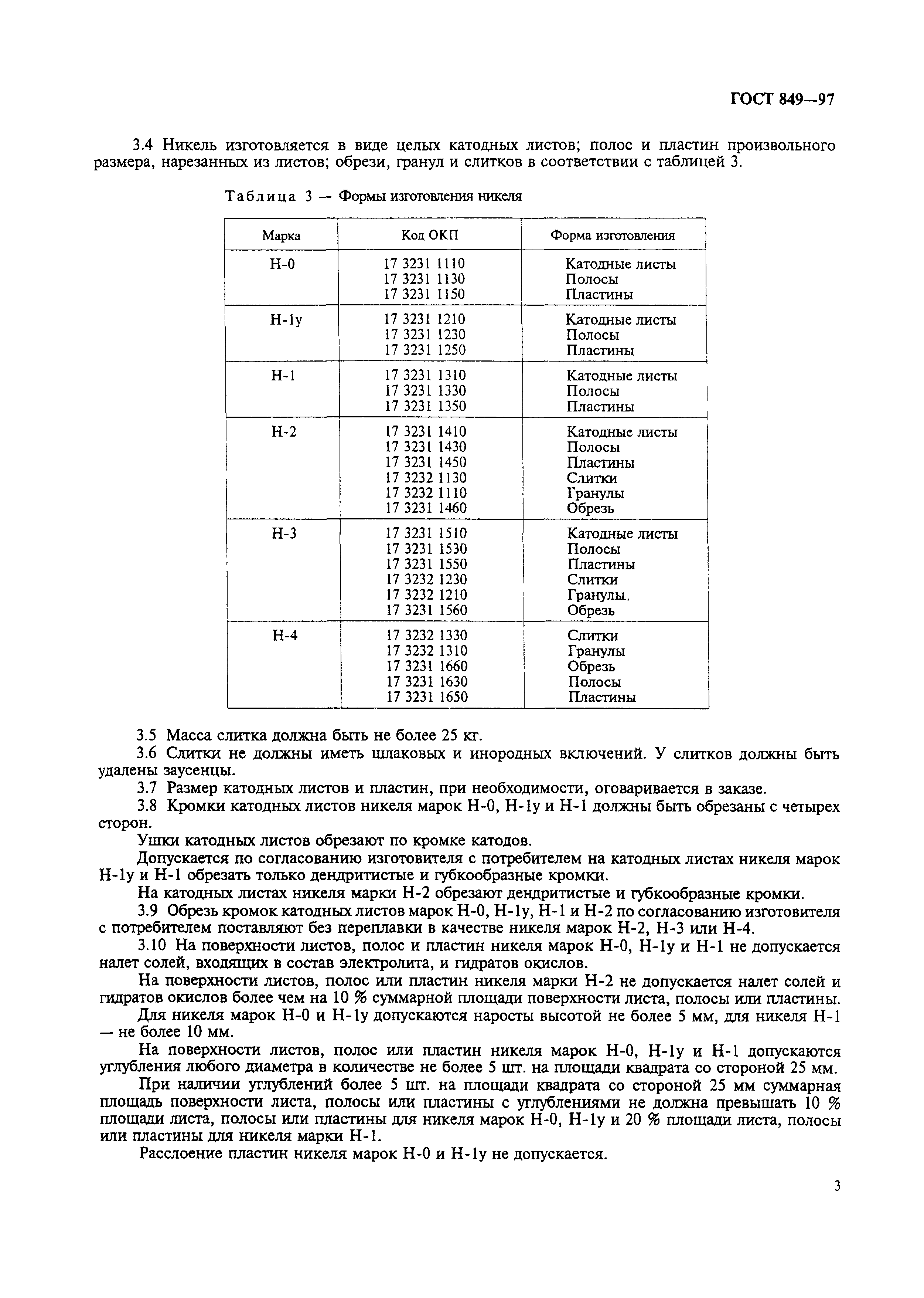 ГОСТ 849-97