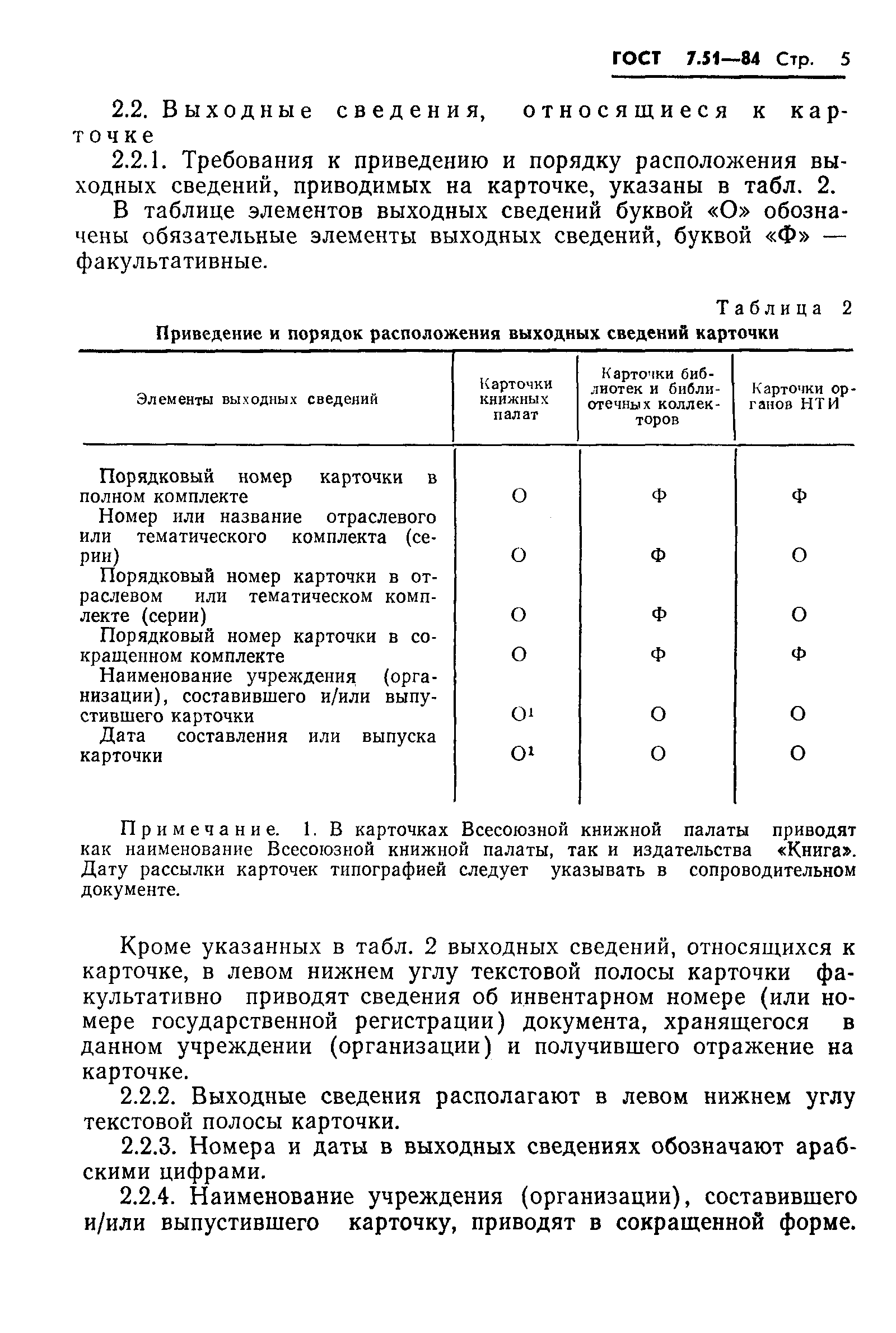 ГОСТ 7.51-84