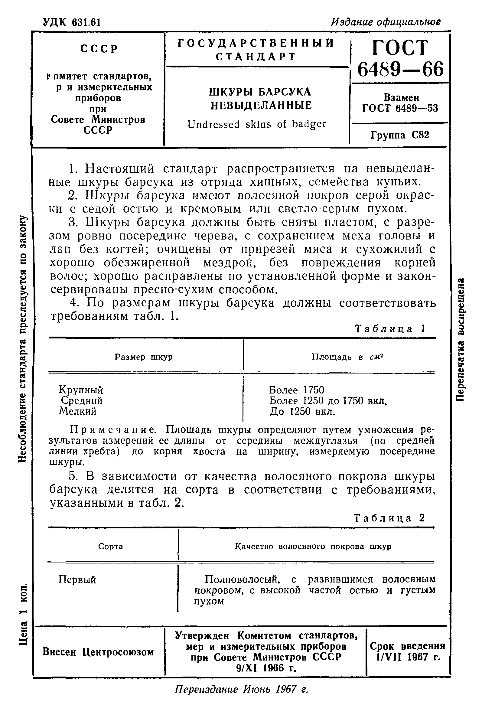 ГОСТ 6489-66