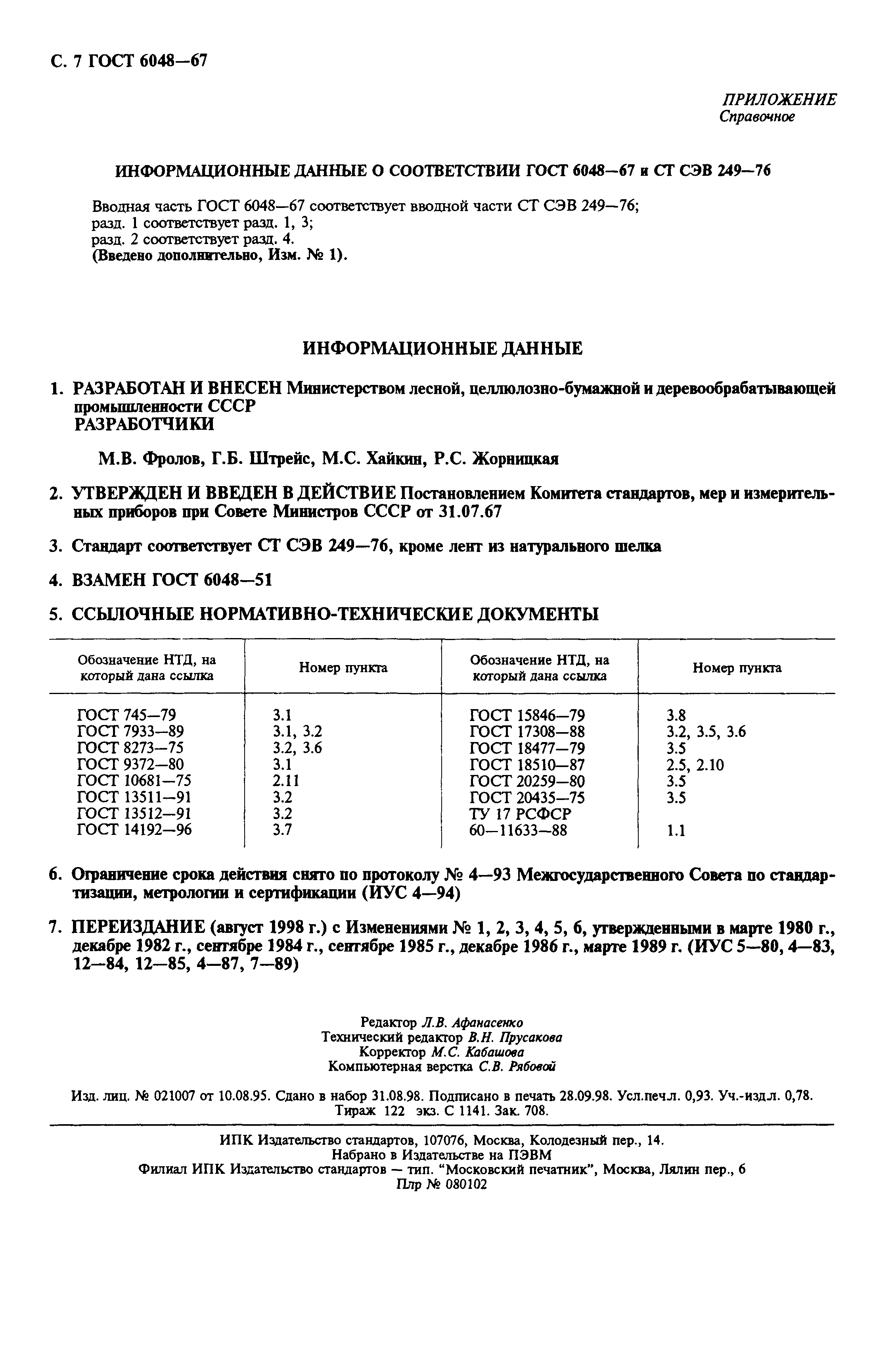 ГОСТ 6048-67