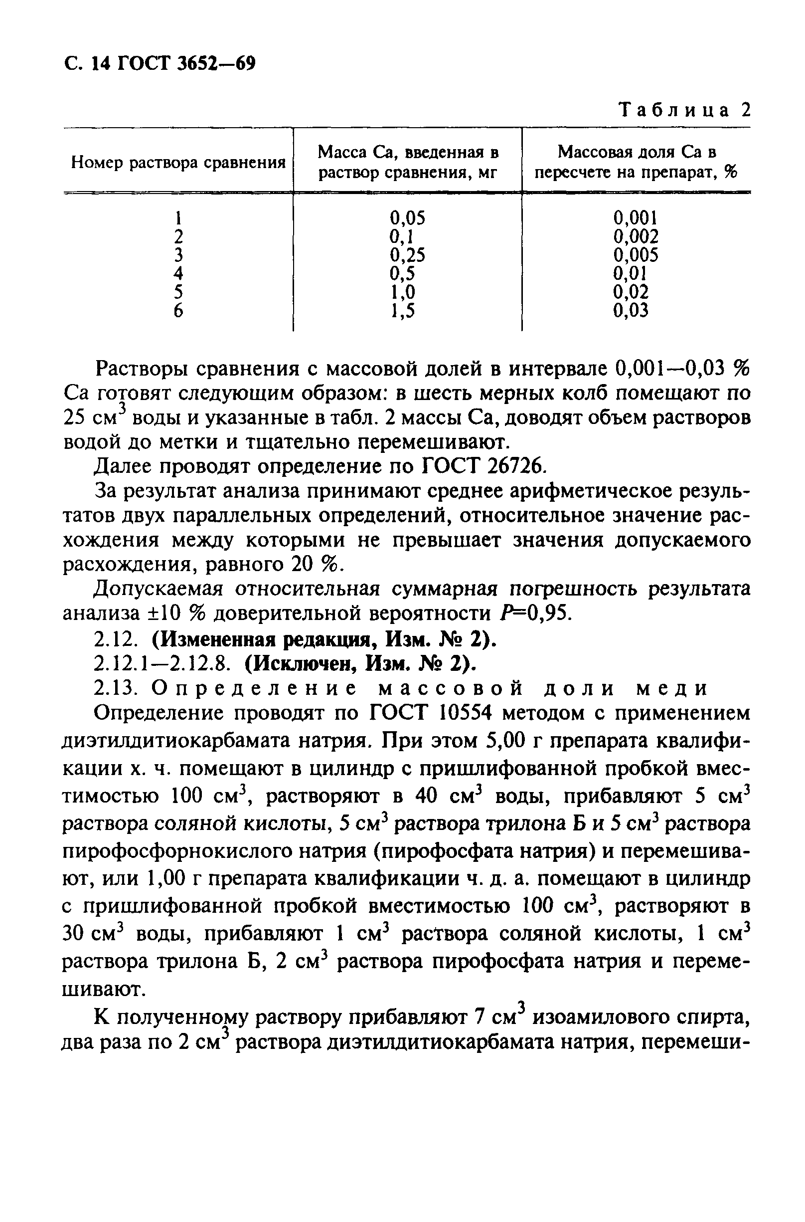 ГОСТ 3652-69