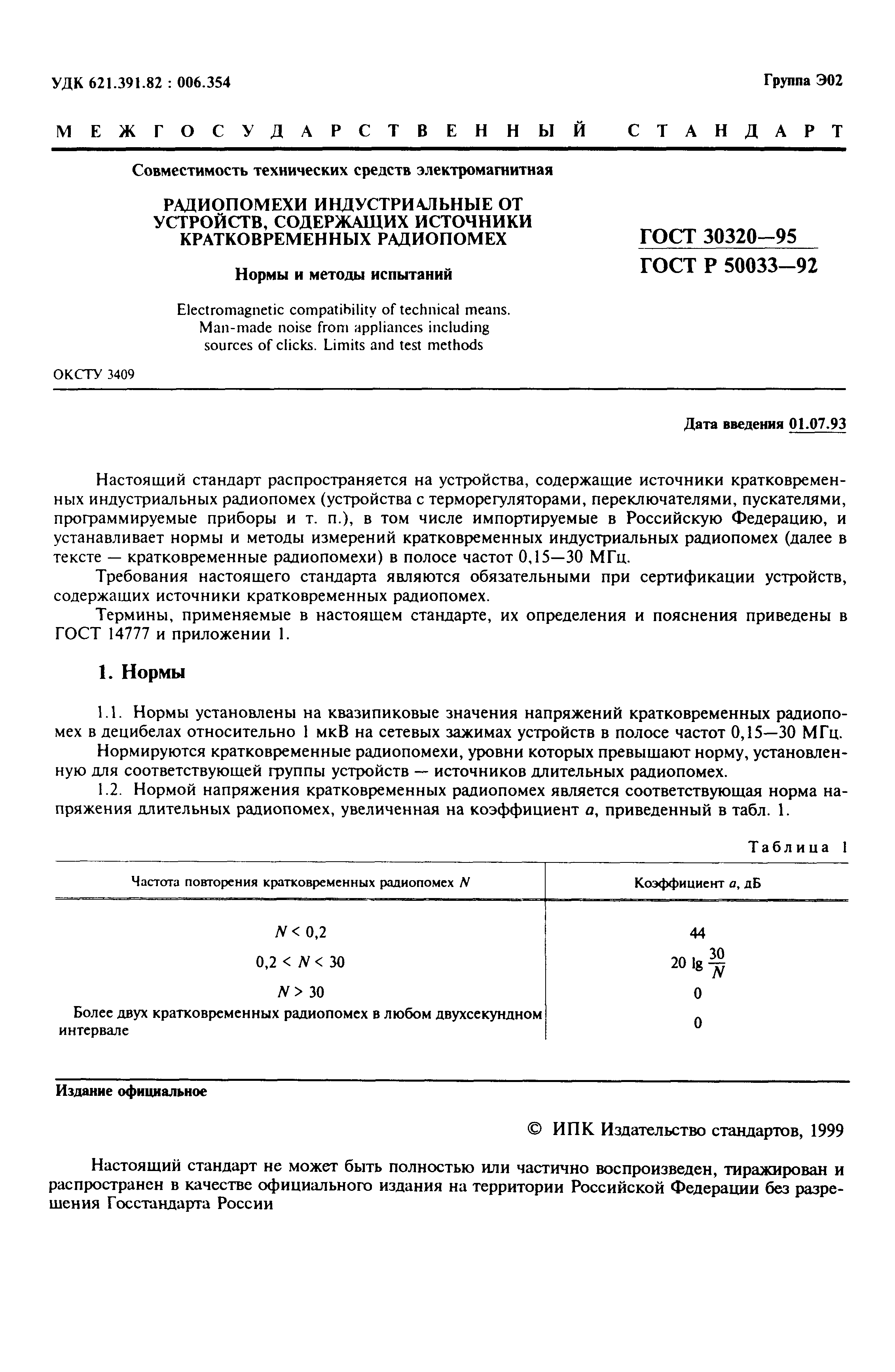 ГОСТ 30320-95