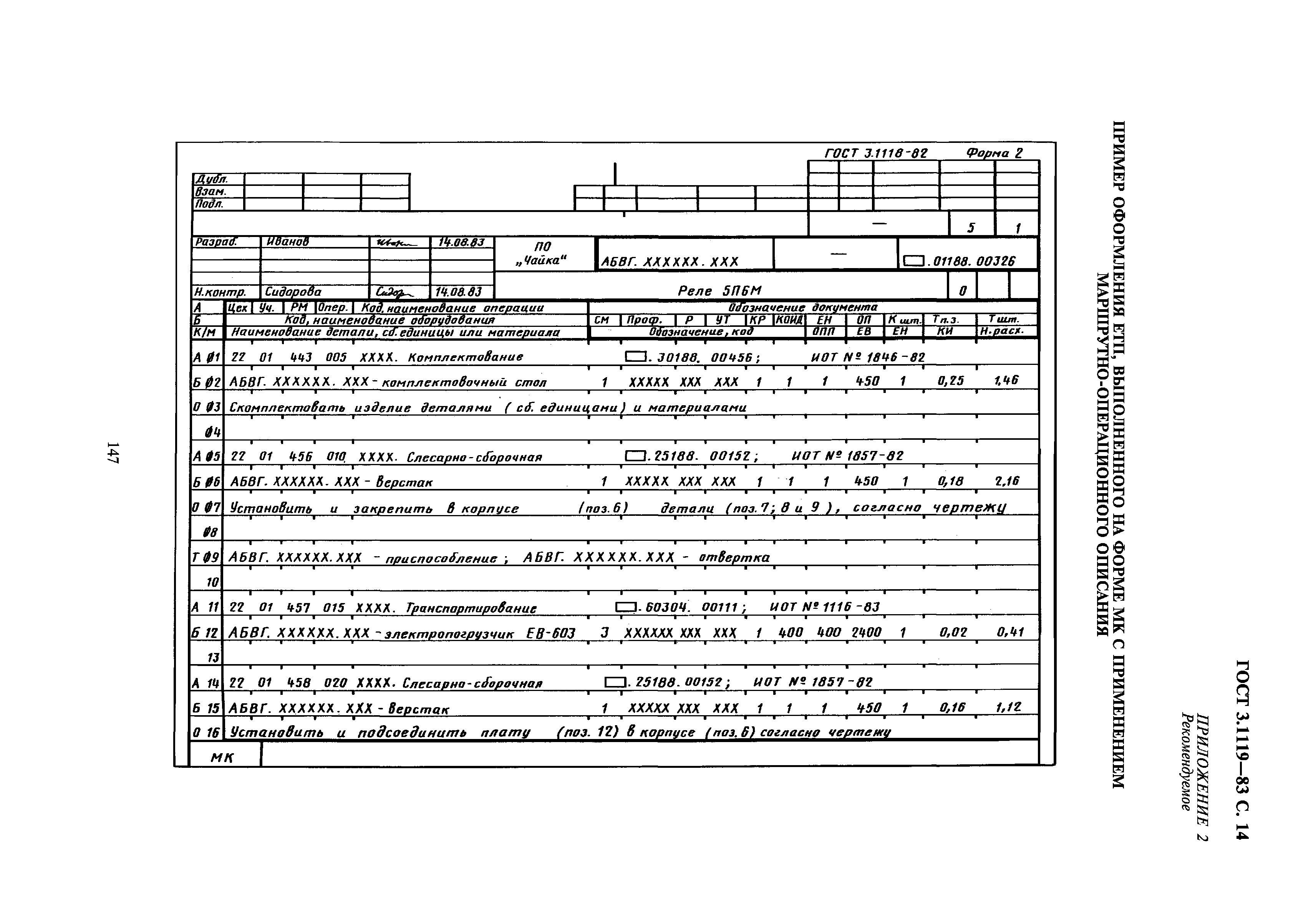 ГОСТ 3.1119-83