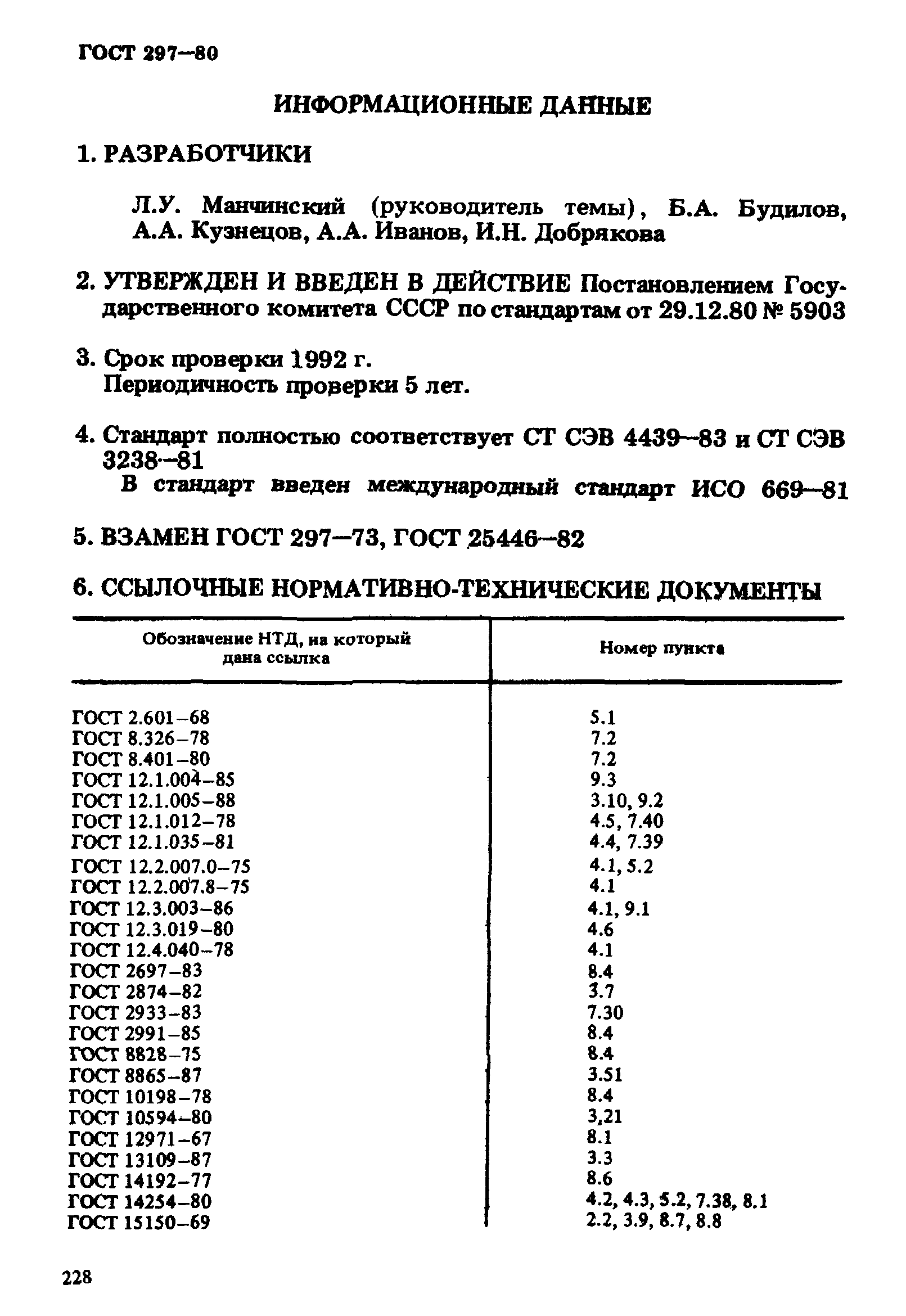 ГОСТ 297-80