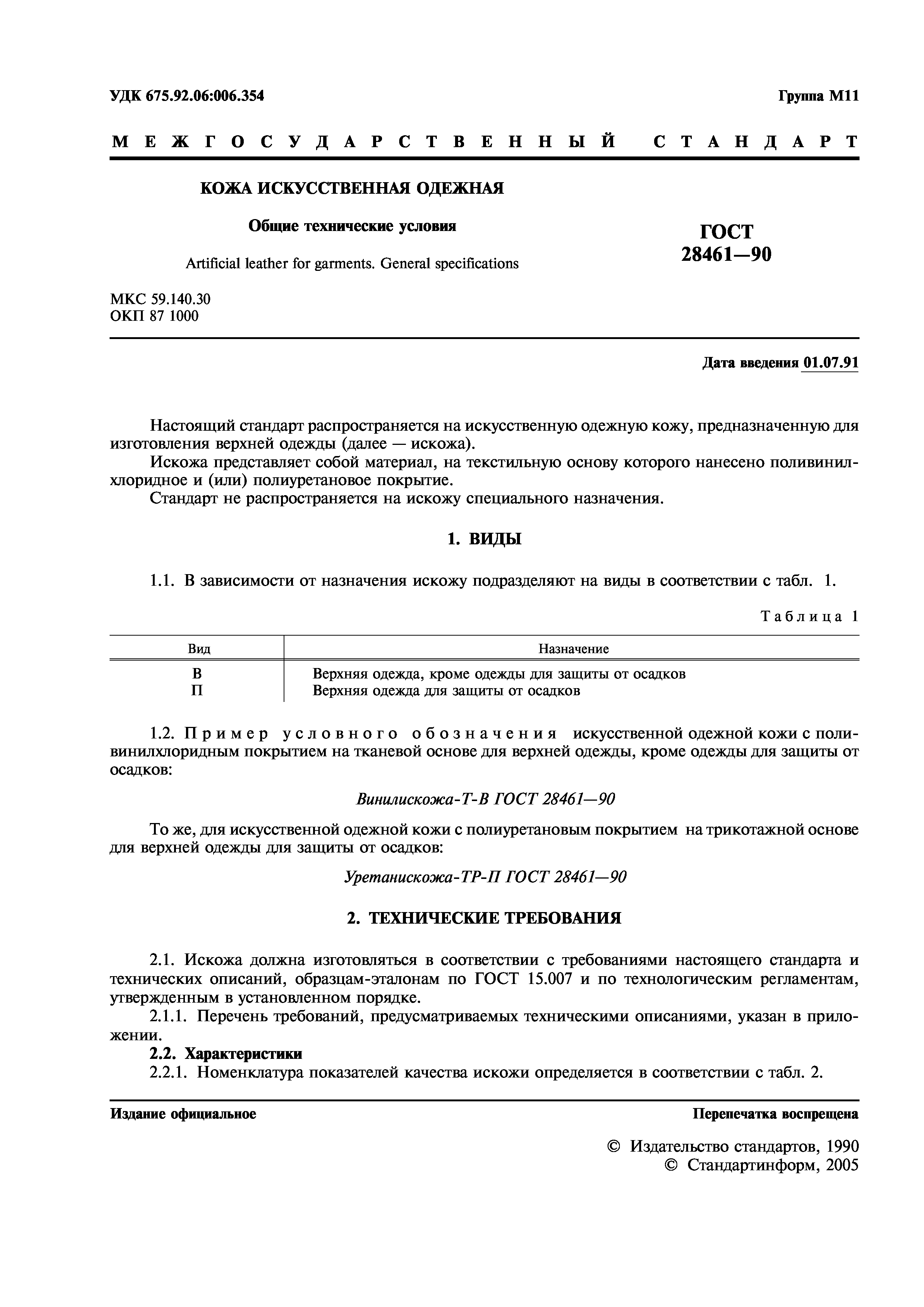 ГОСТ 28461-90