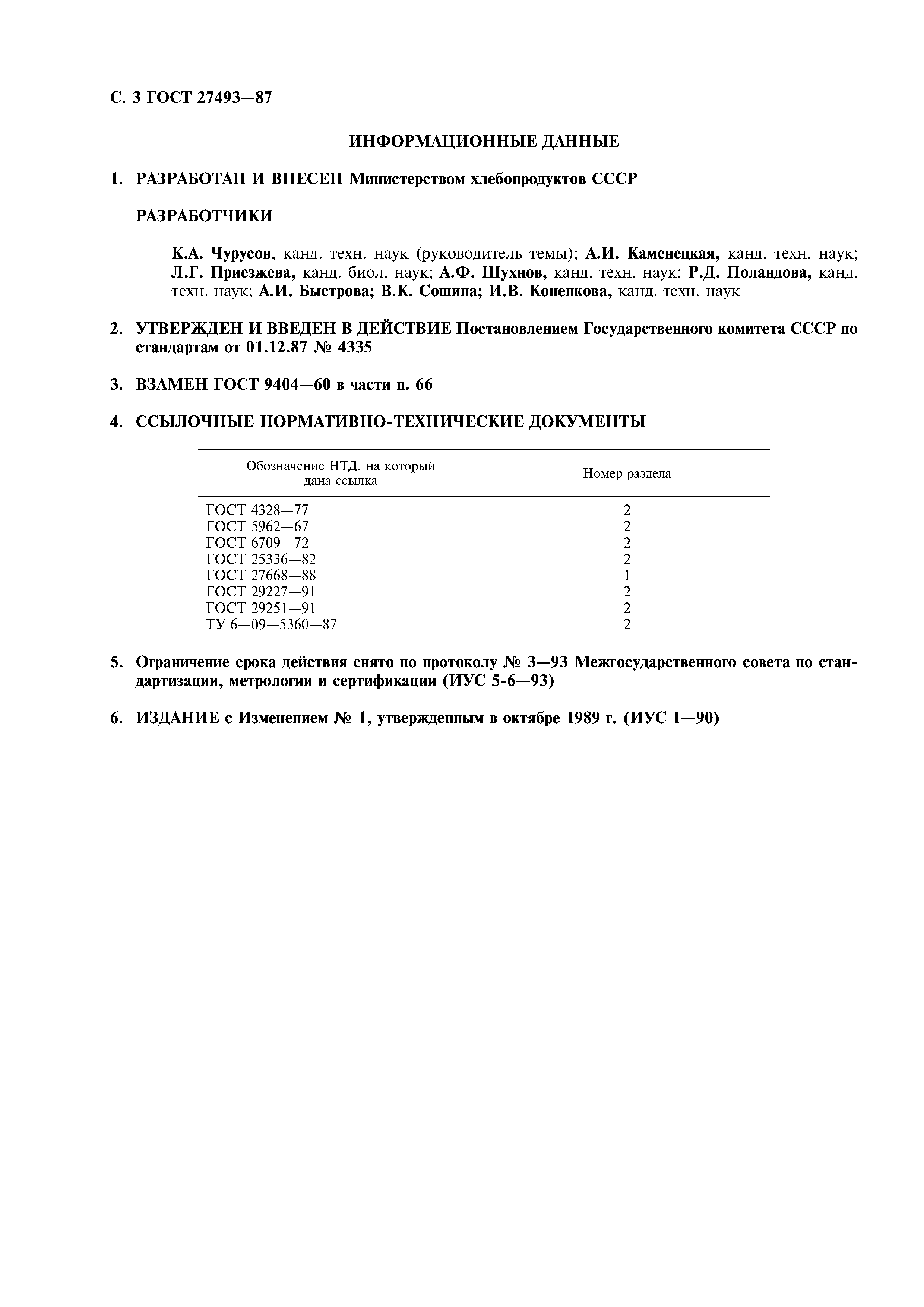 ГОСТ 27493-87