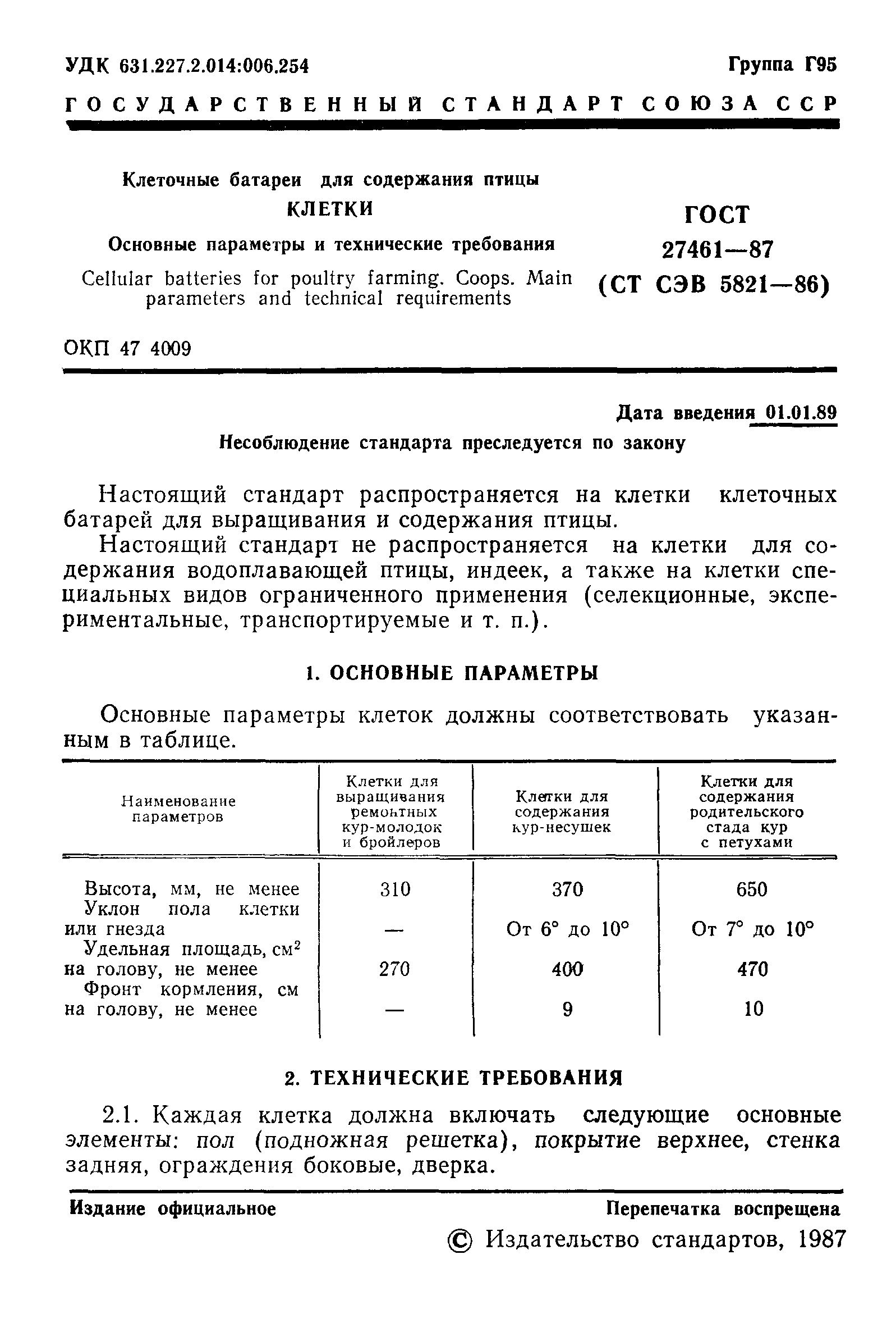 ГОСТ 27461-87